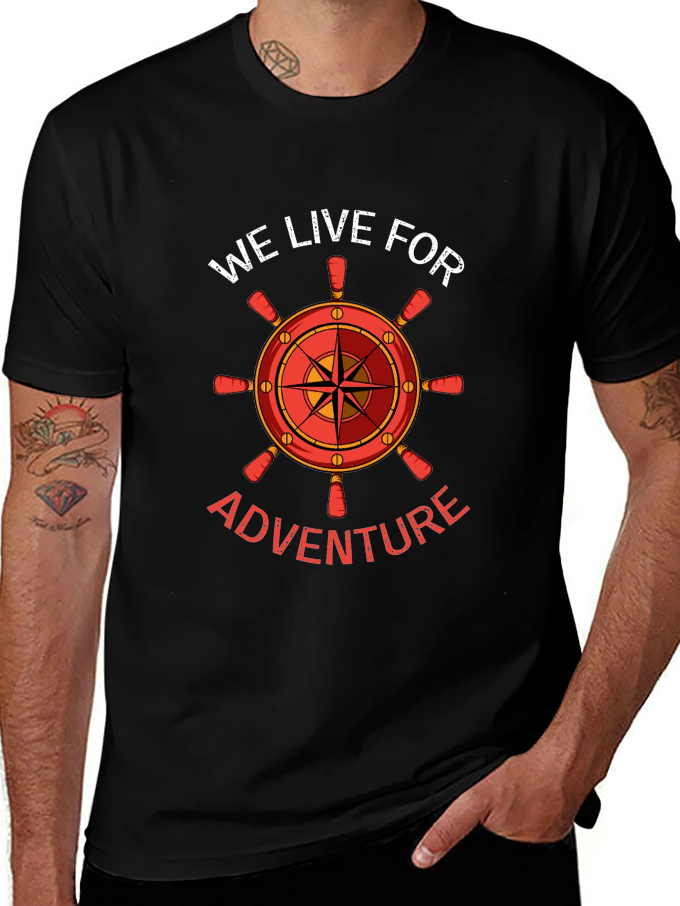 Variant 24 of Adventure Awaits Graphic Tee - Live For Adventure!