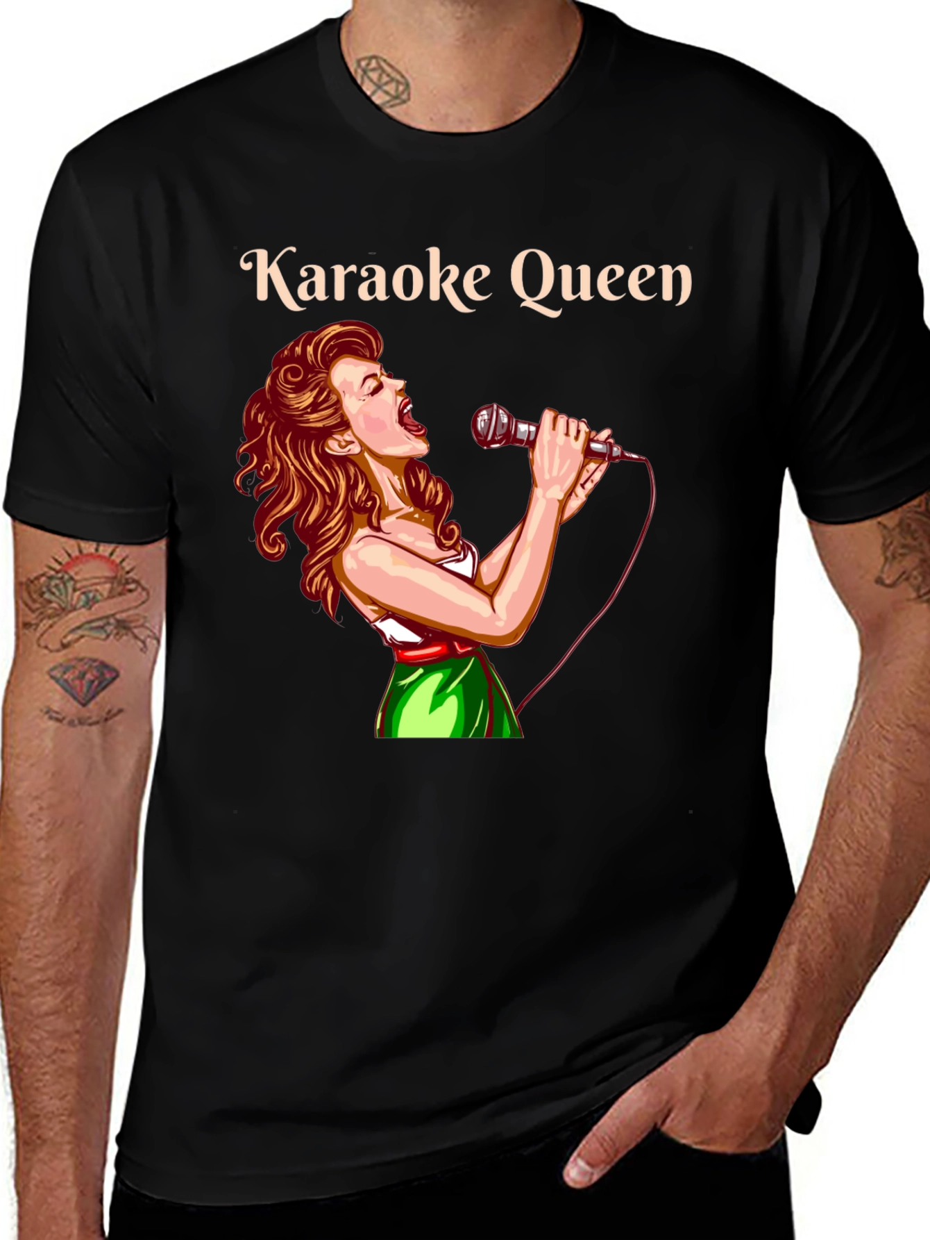 Variant 21 of Karaoke Queen Graphic T-Shirt