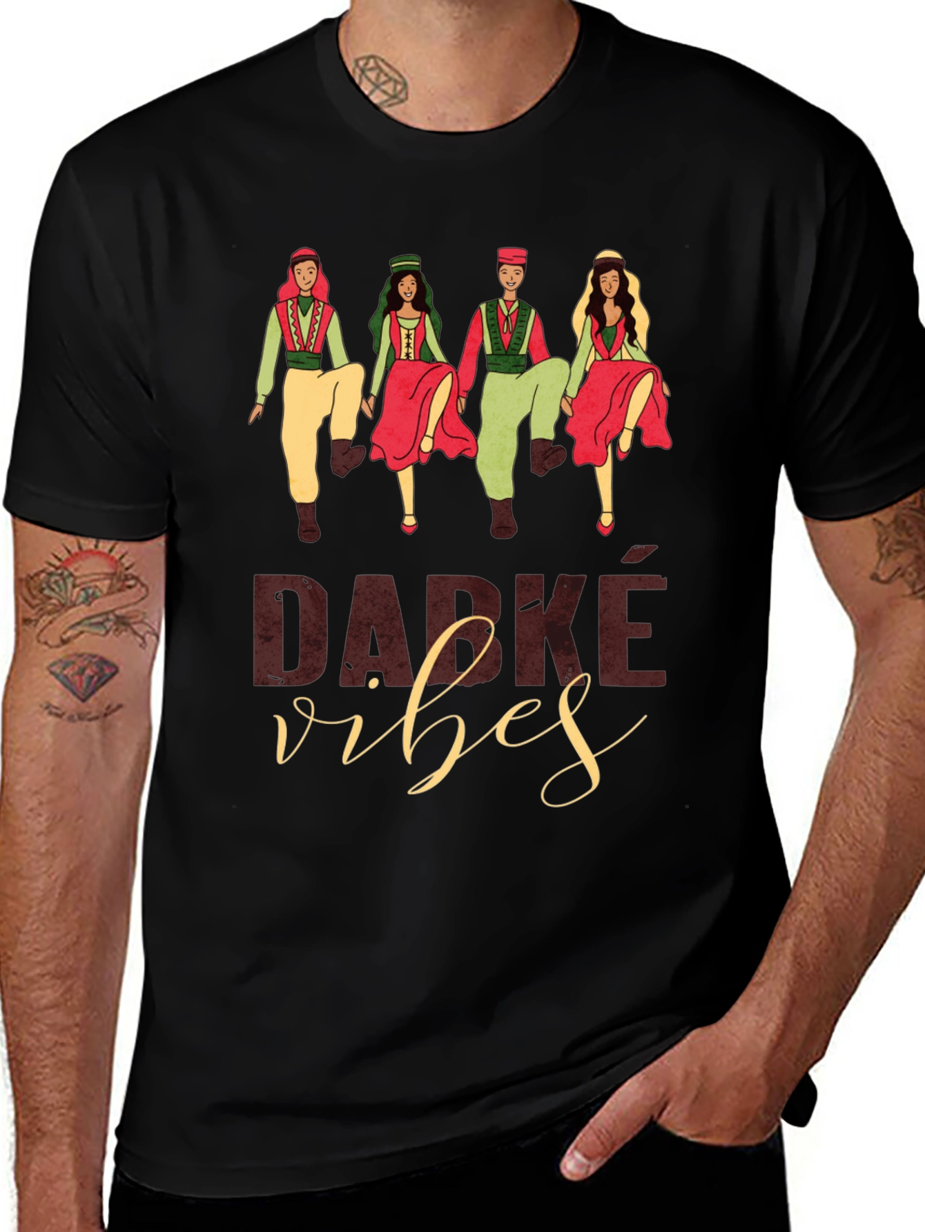 Variant 14 of Dabke Vibes Graphic Tee