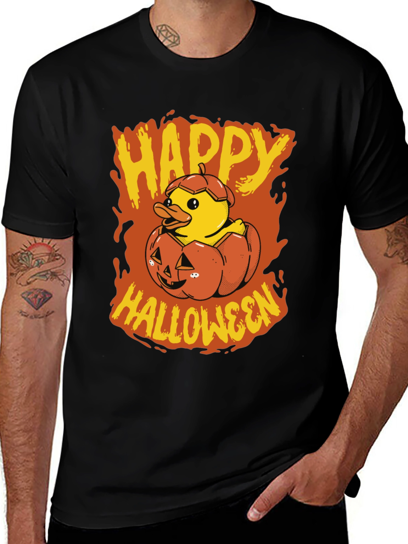 Happy Halloween Duckling Tee