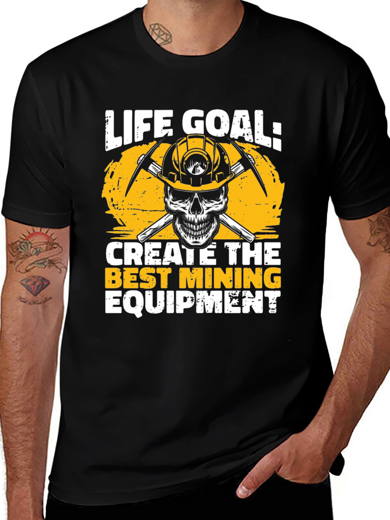 Variant 3 of Life Goal Mining Equipment T-Shirt