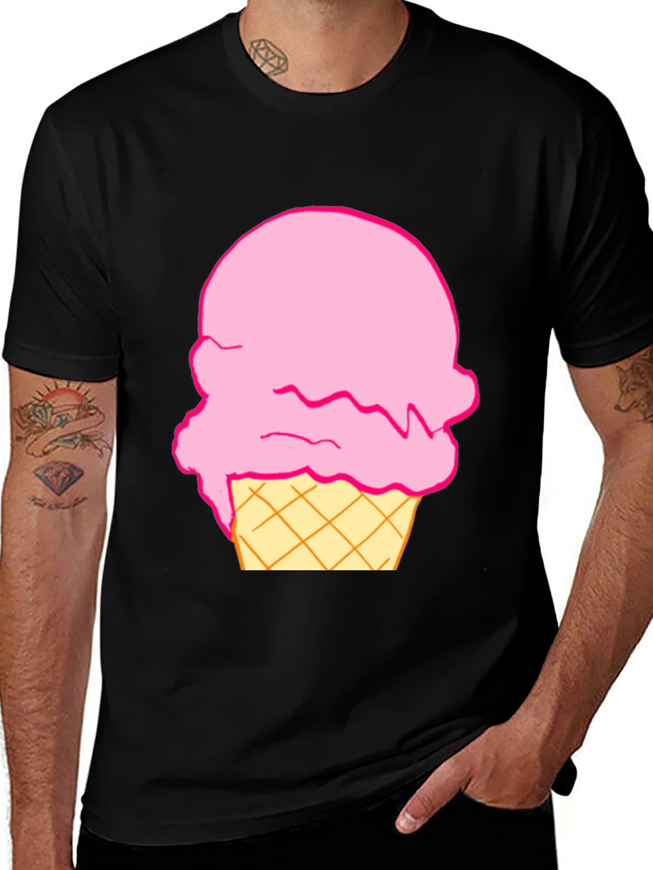 Variant 15 of Ice Cream Graphic T-Shirt - Sweet Style!