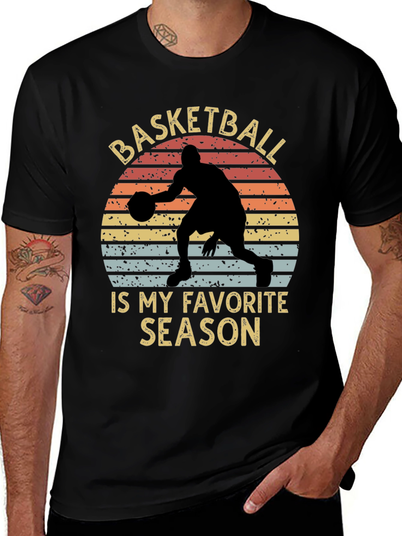Variant 24 of Basketball Season Graphic Tee
