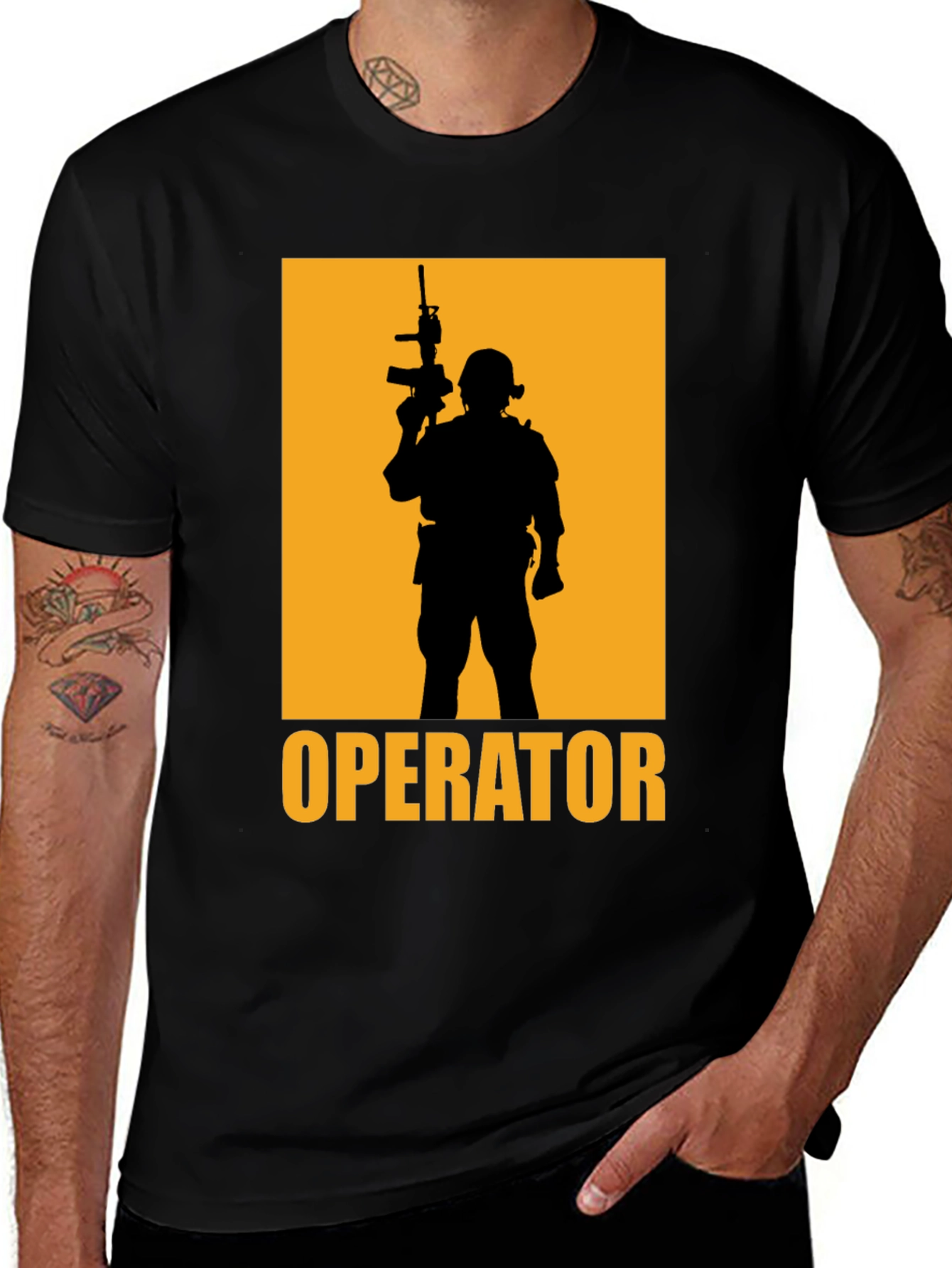 Variant 12 of Operator Graphic T-Shirt - Military Design