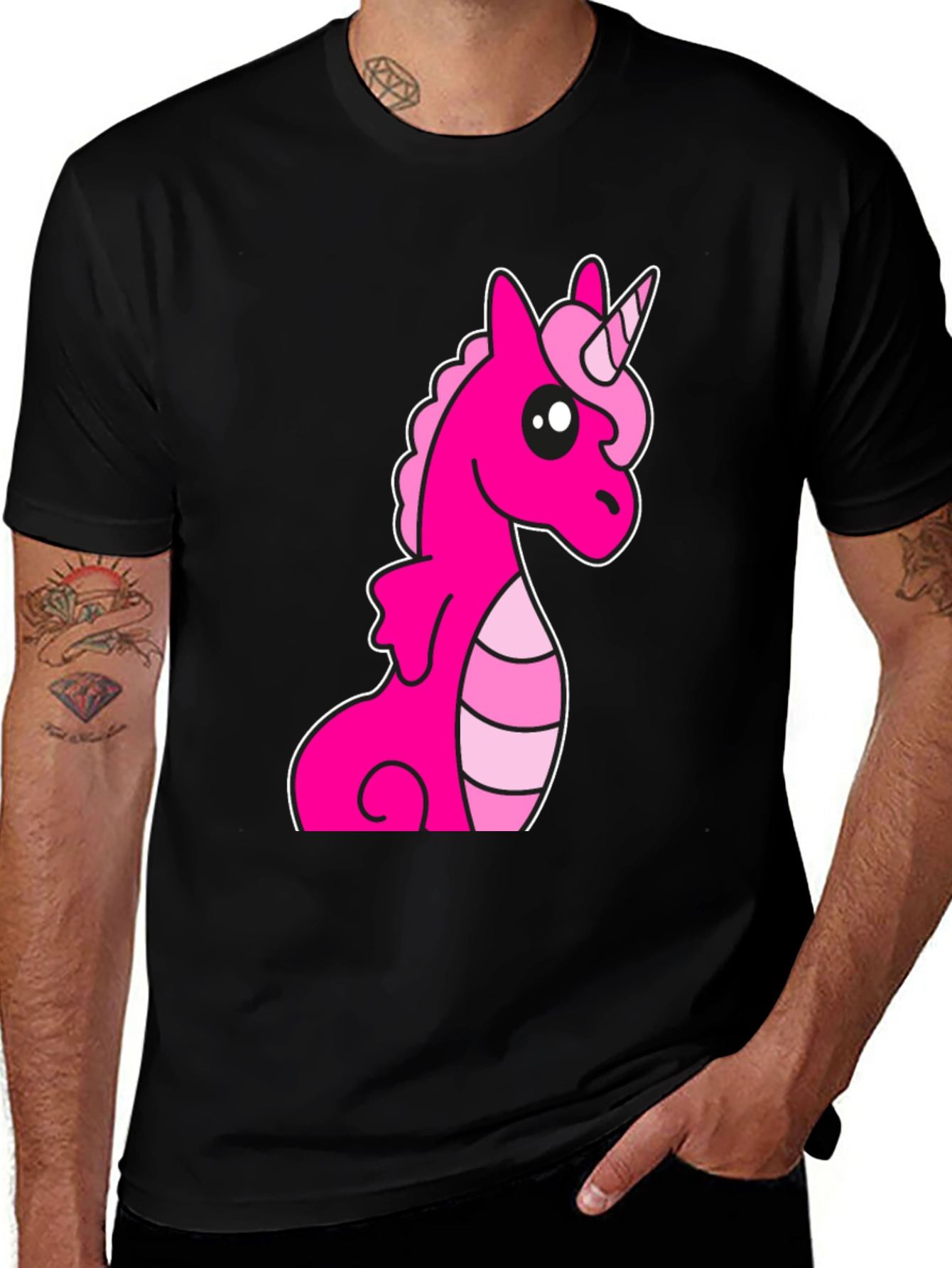 Variant 15 of Pink Unicorn Graphic Tee - Cute & Unique