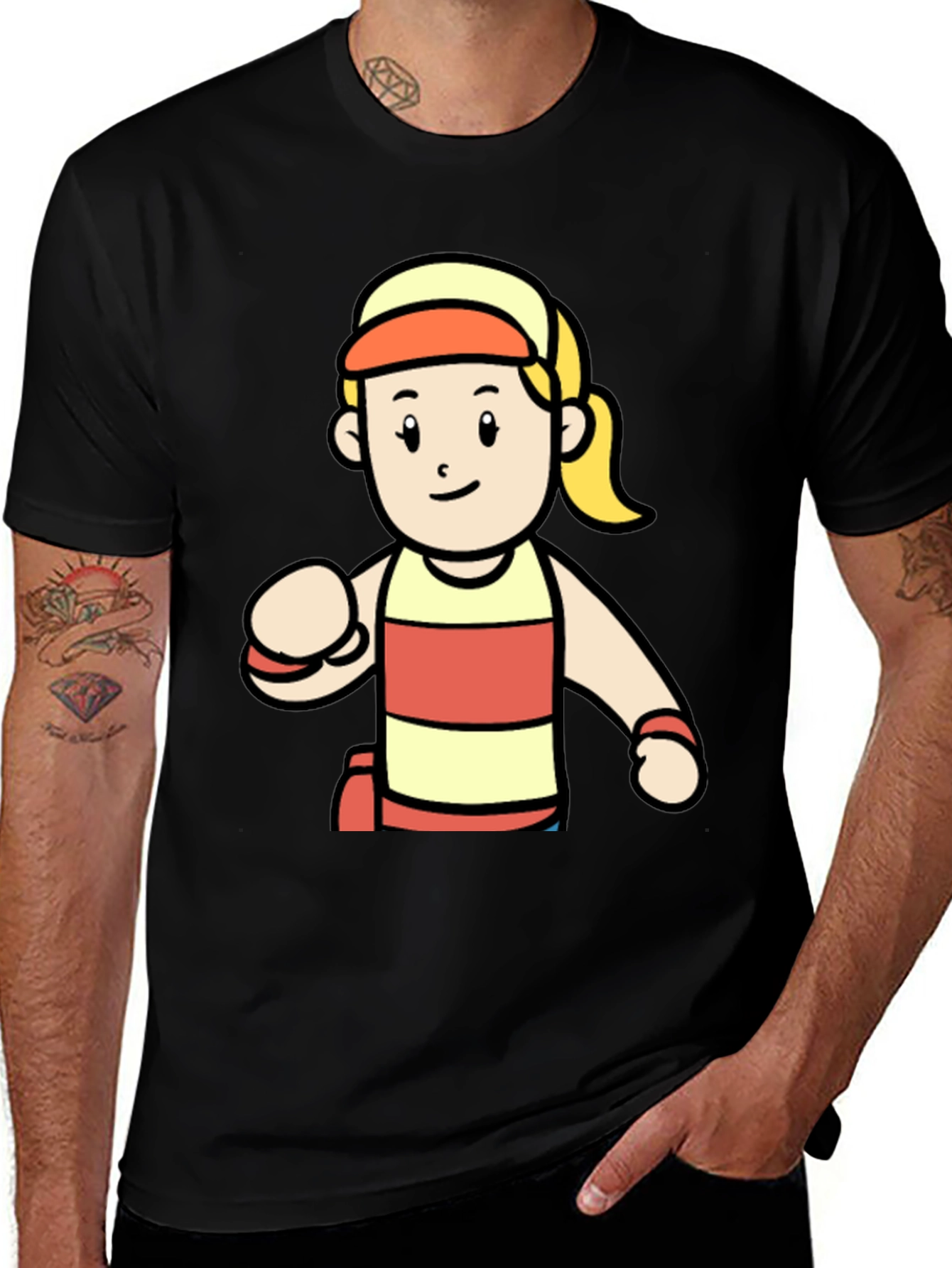 Variant 18 of Retro Cartoon Runner Graphic Tee