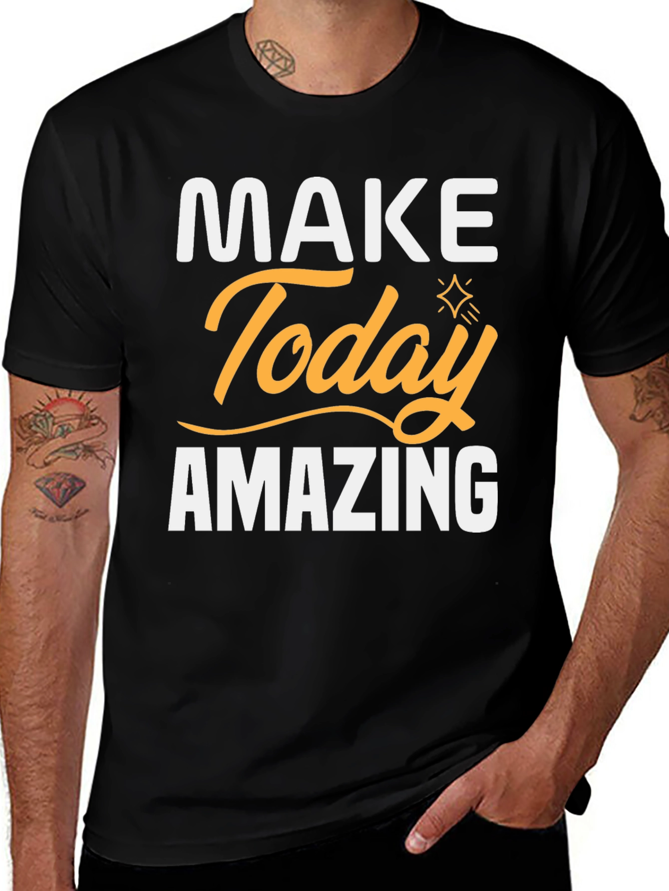 Variant 17 of Make Today Amazing T-Shirt - Positive Vibes