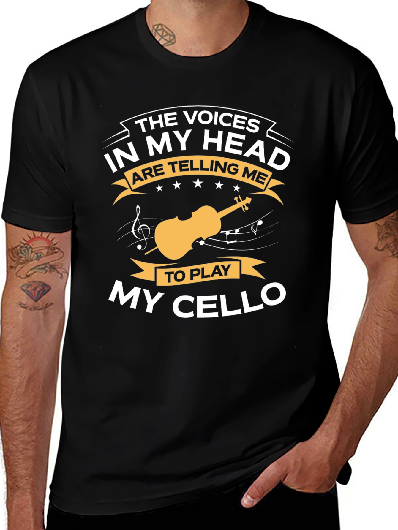 Variant 25 of Funny Cello Player T-Shirt Music Lover Gift