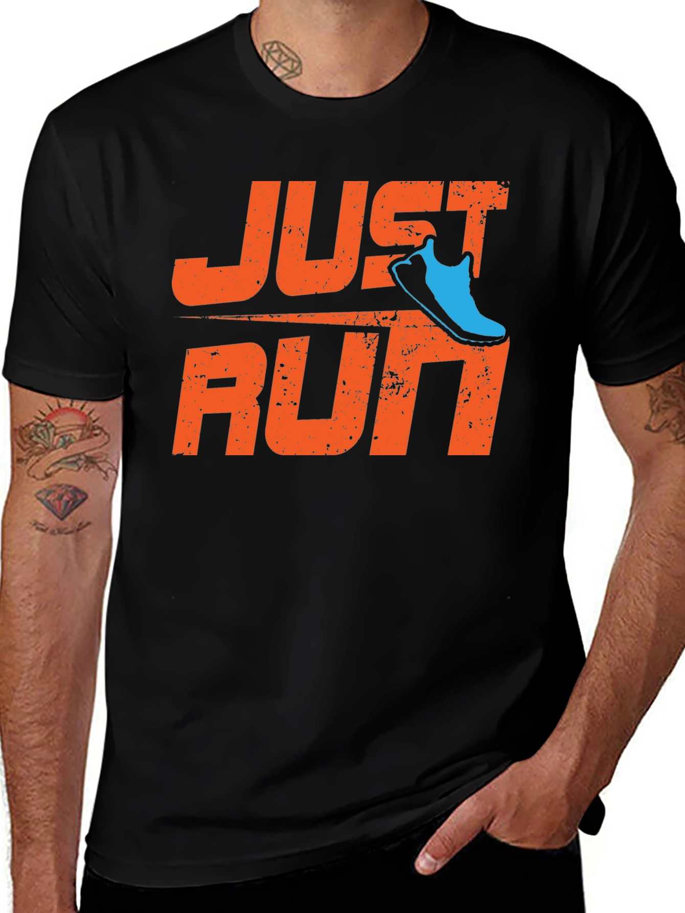 Variant 13 of Just Run T-Shirt