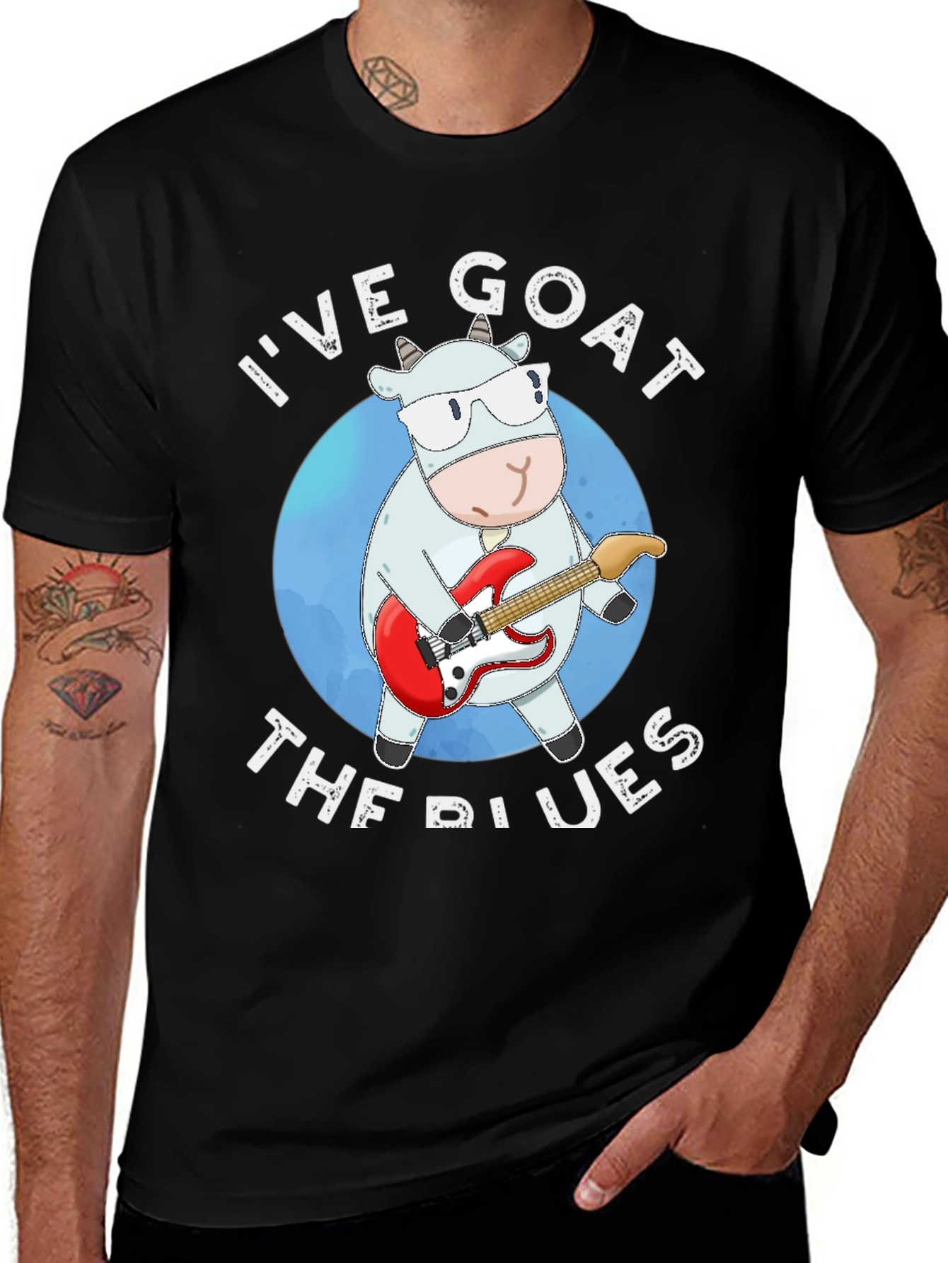 Black I've Goat the Blues T-Shirt main image