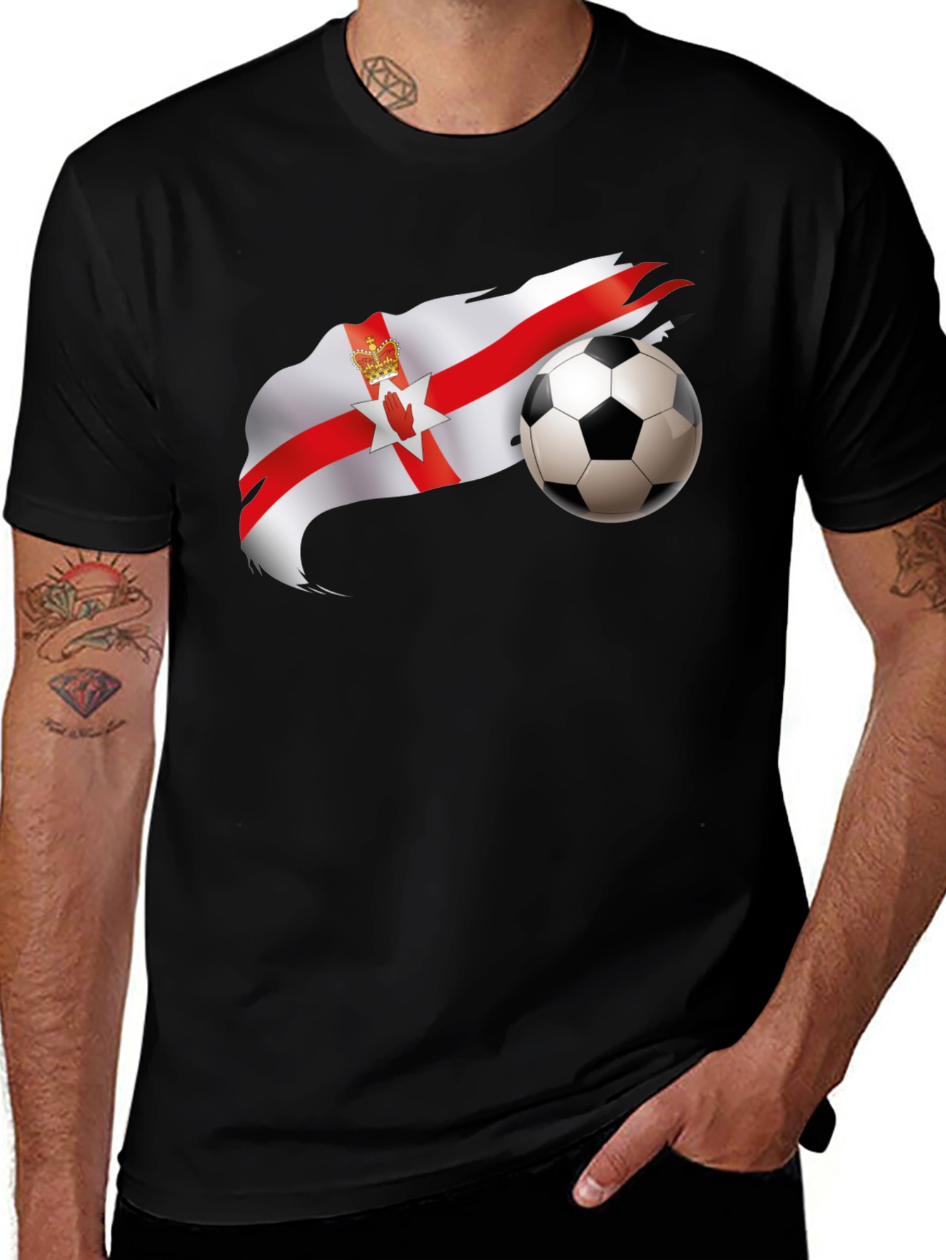 Variant 15 of Northern Ireland Football T-Shirt Soccer Fan Gift