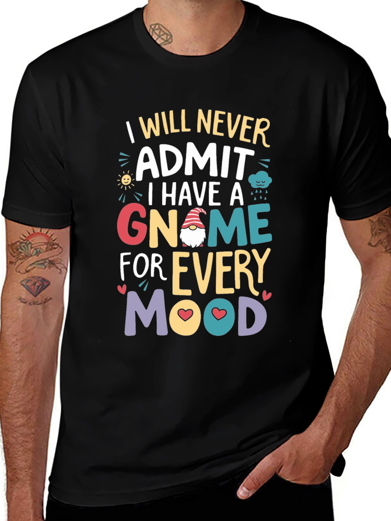 Variant 5 of Gnome For Every Mood Graphic T-Shirt