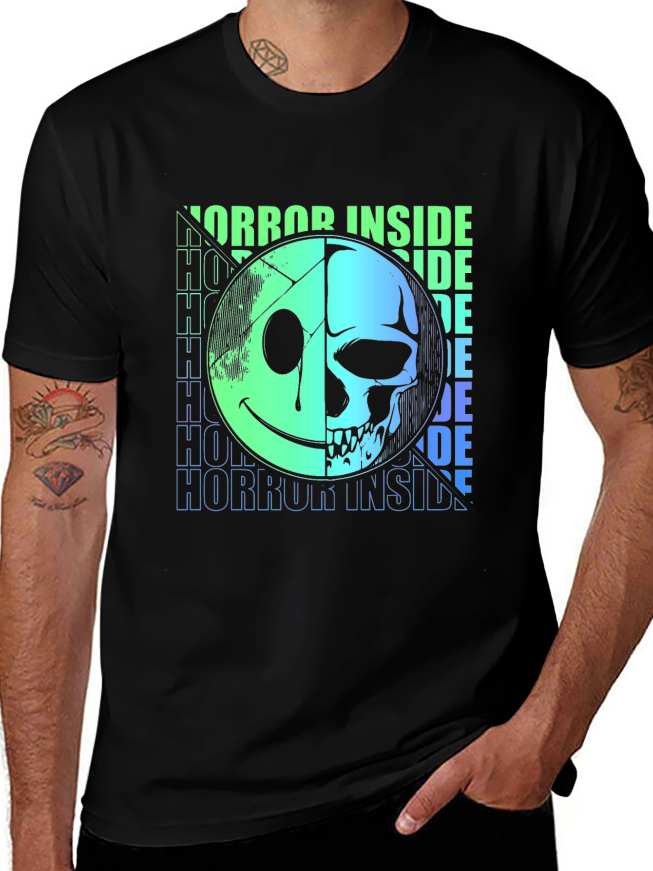 Variant 23 of Horror Inside Graphic Tee - Unique Design!