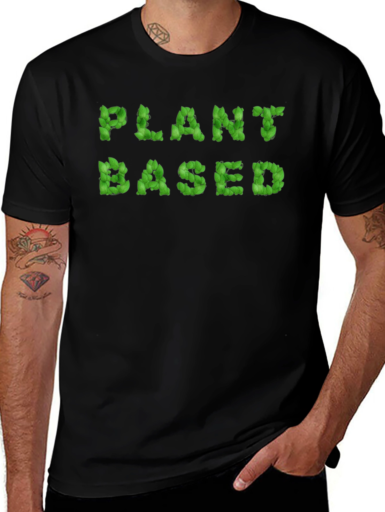 Variant 21 of Plant Based T-Shirt - Vegan Lifestyle Tee