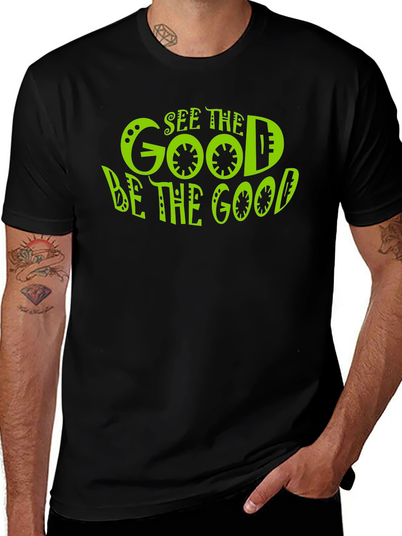 Variant 30 of See the Good Graphic Tee - Motivational T-Shirt