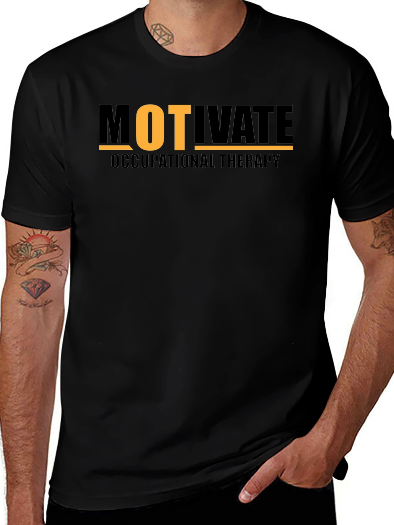 Variant 14 of Motivate Occupational Therapy Graphic T-Shirt