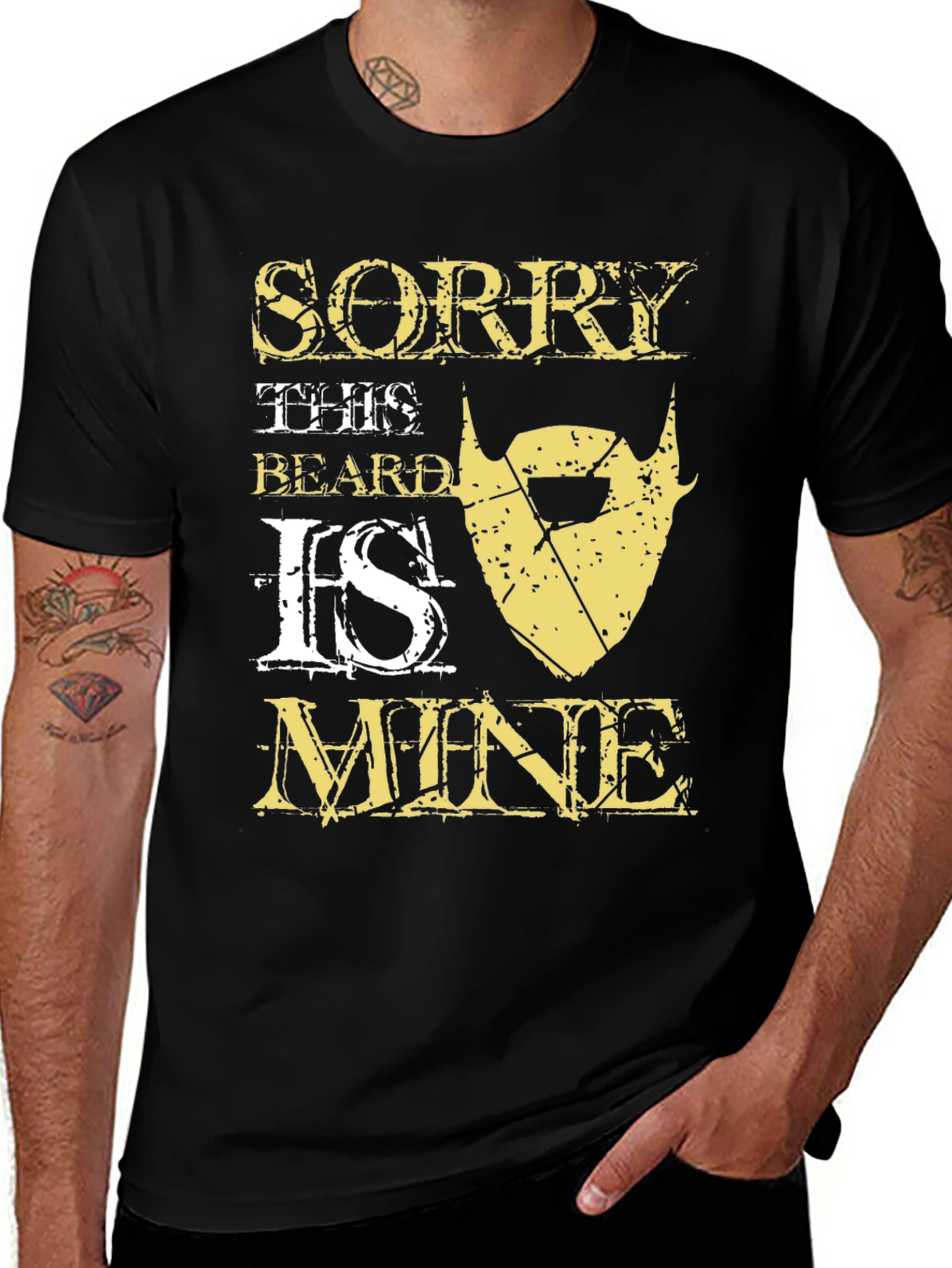 Variant 18 of Sorry This Beard is Mine Men's Graphic Tee