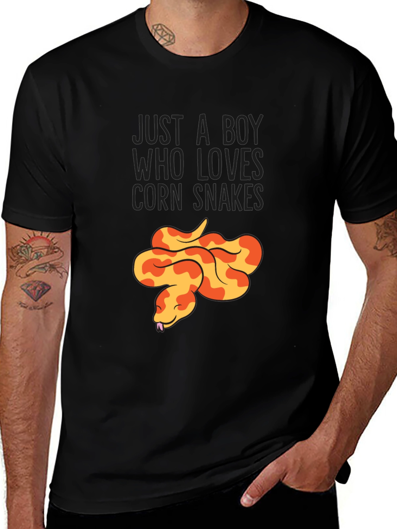 Variant 15 of Boy Loves Corn Snakes T-Shirt
