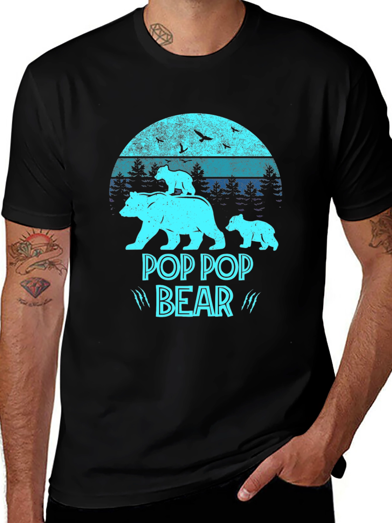 Variant 23 of Pop Pop Bear T-Shirt - Father's Day Gift