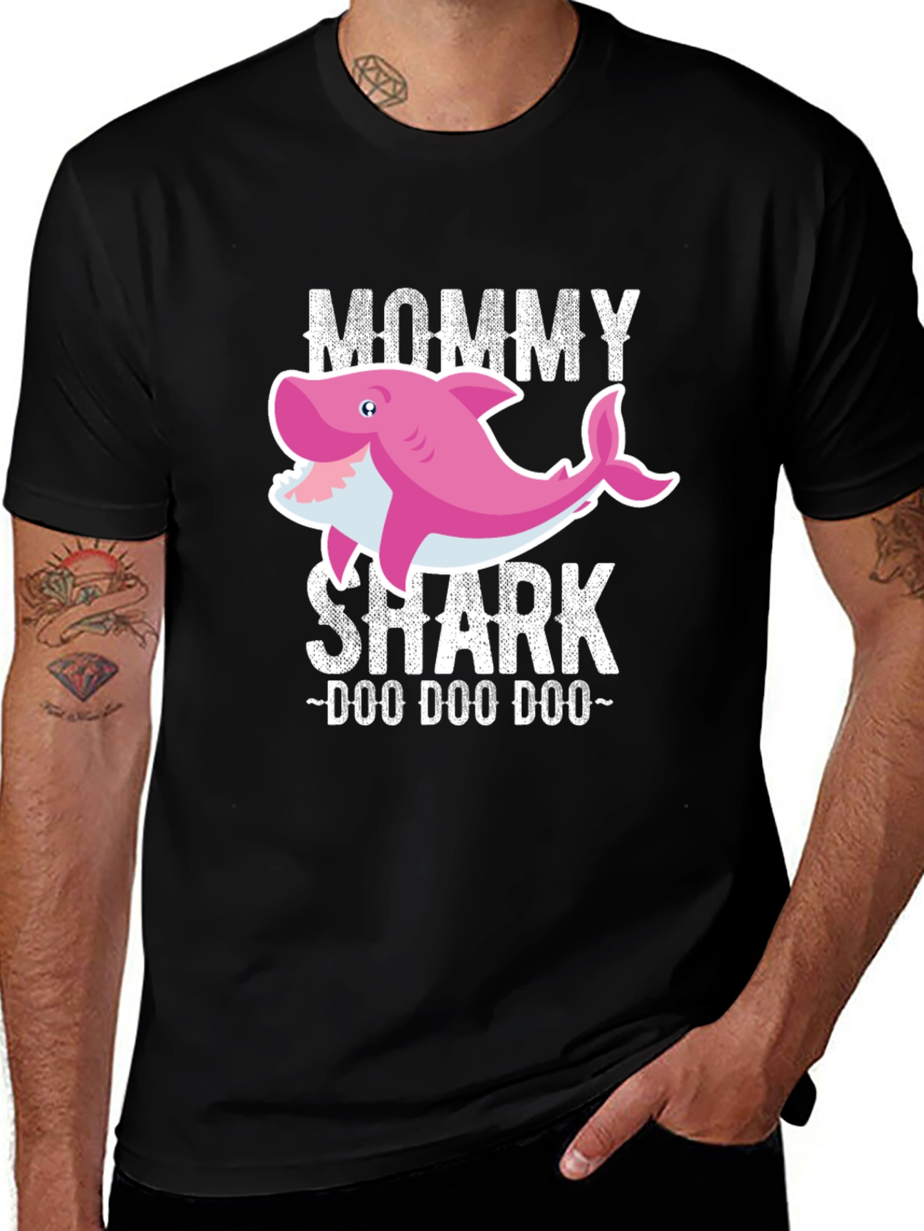 Mommy Shark Doo Doo Doo T-Shirt - Cute Family Matching Tee