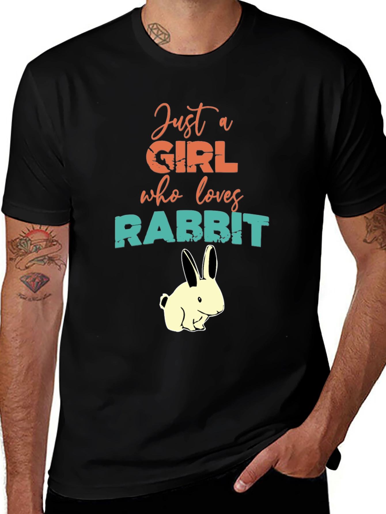 Variant 10 of Just a Girl Who Loves Rabbits T-Shirt