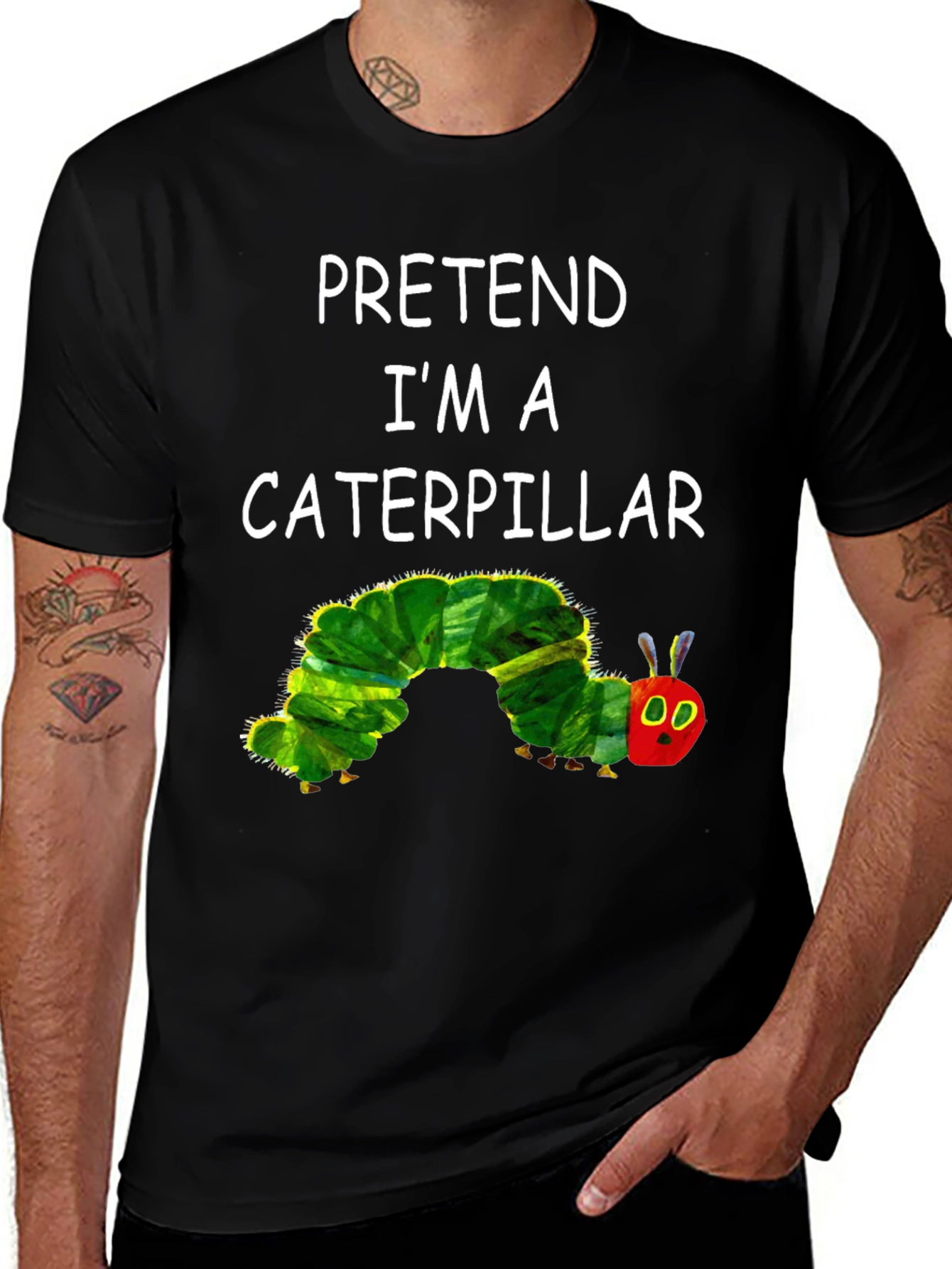 Variant 22 of Caterpillar Costume Tee - Pretend I'm A Caterpillar 