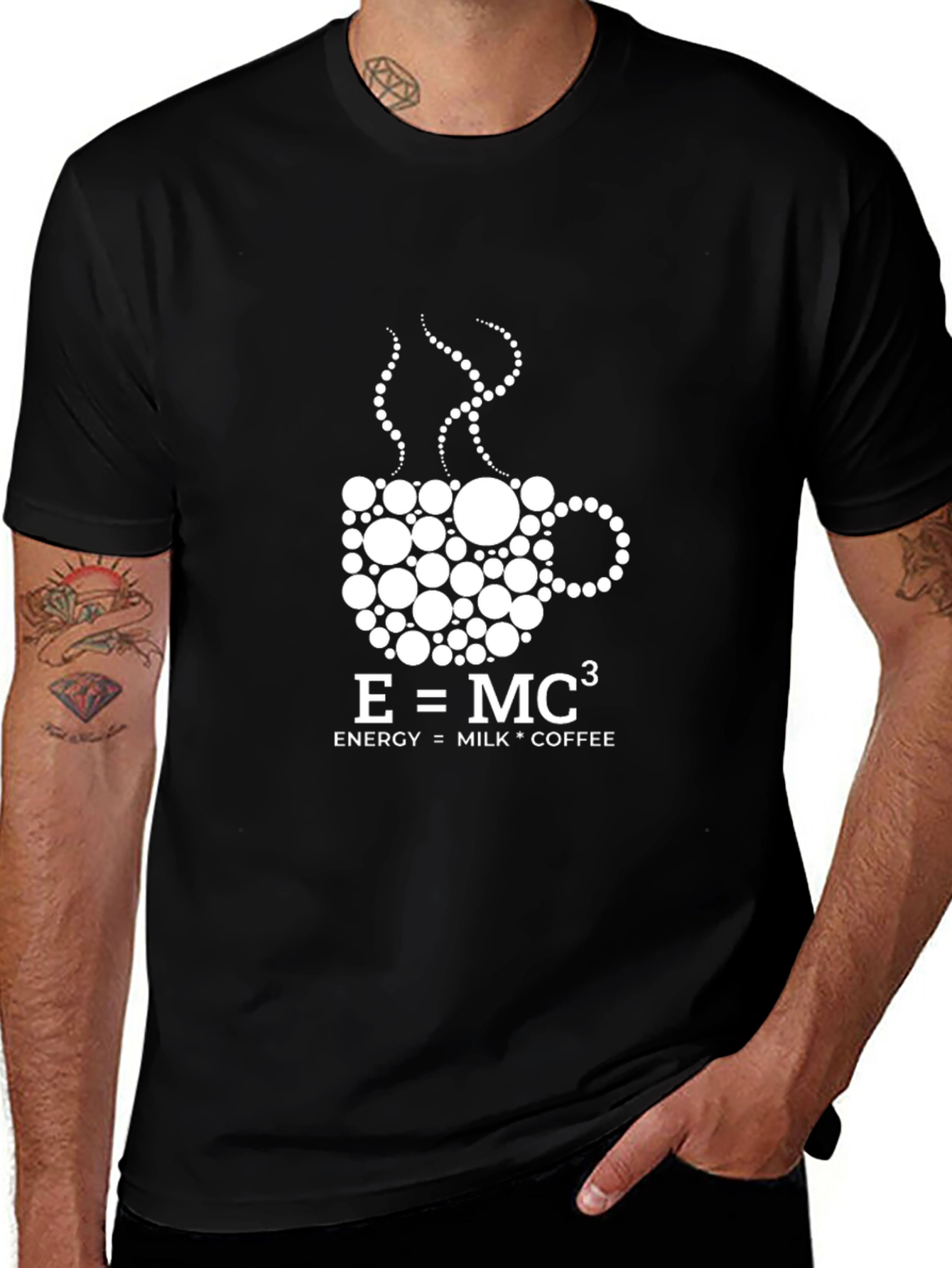 Variant 20 of E=MC³ Coffee T-Shirt
