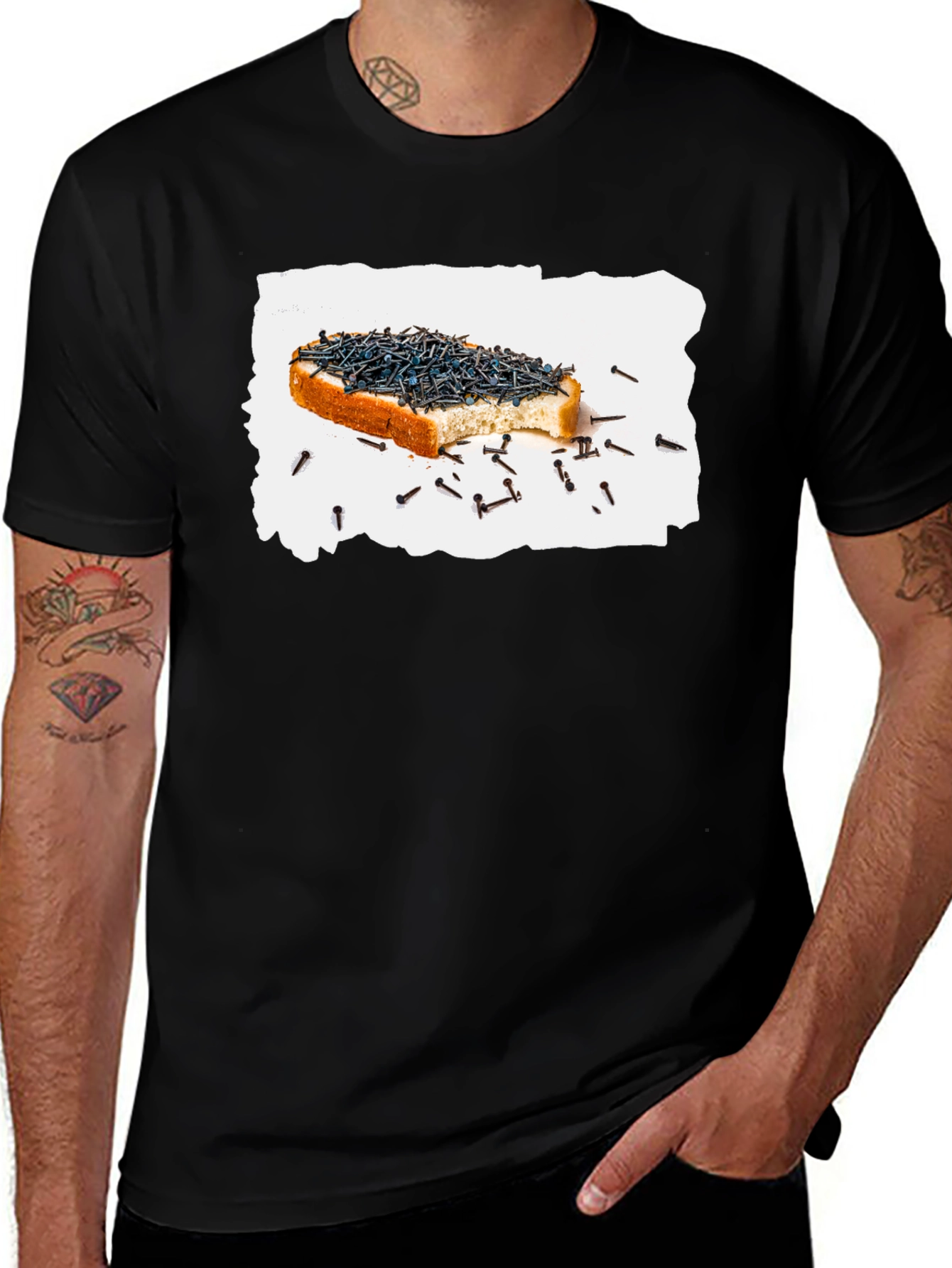 Novelty Nail Bread T-Shirt