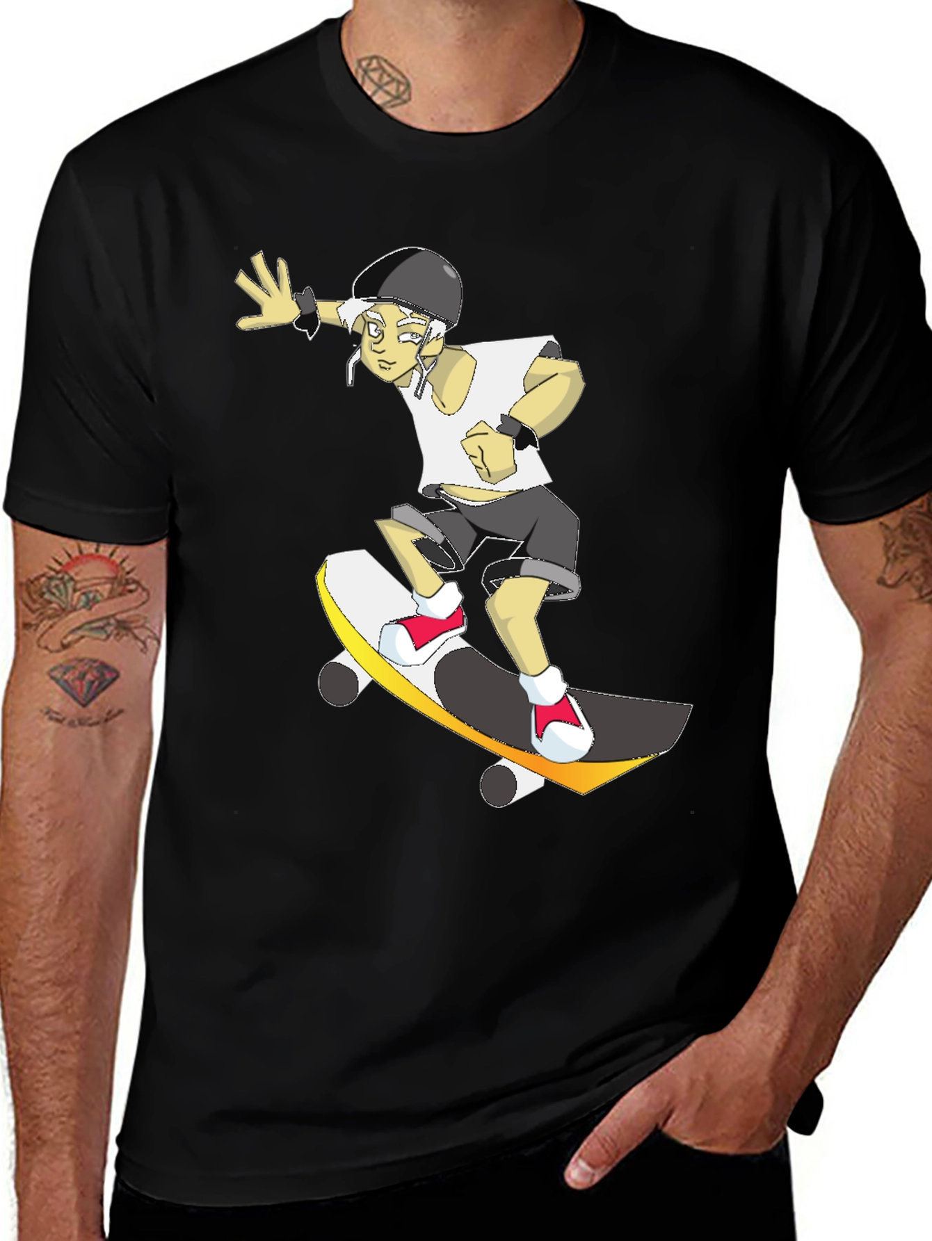 Variant 14 of Skateboarder T-Shirt - Cool Graphic Tee
