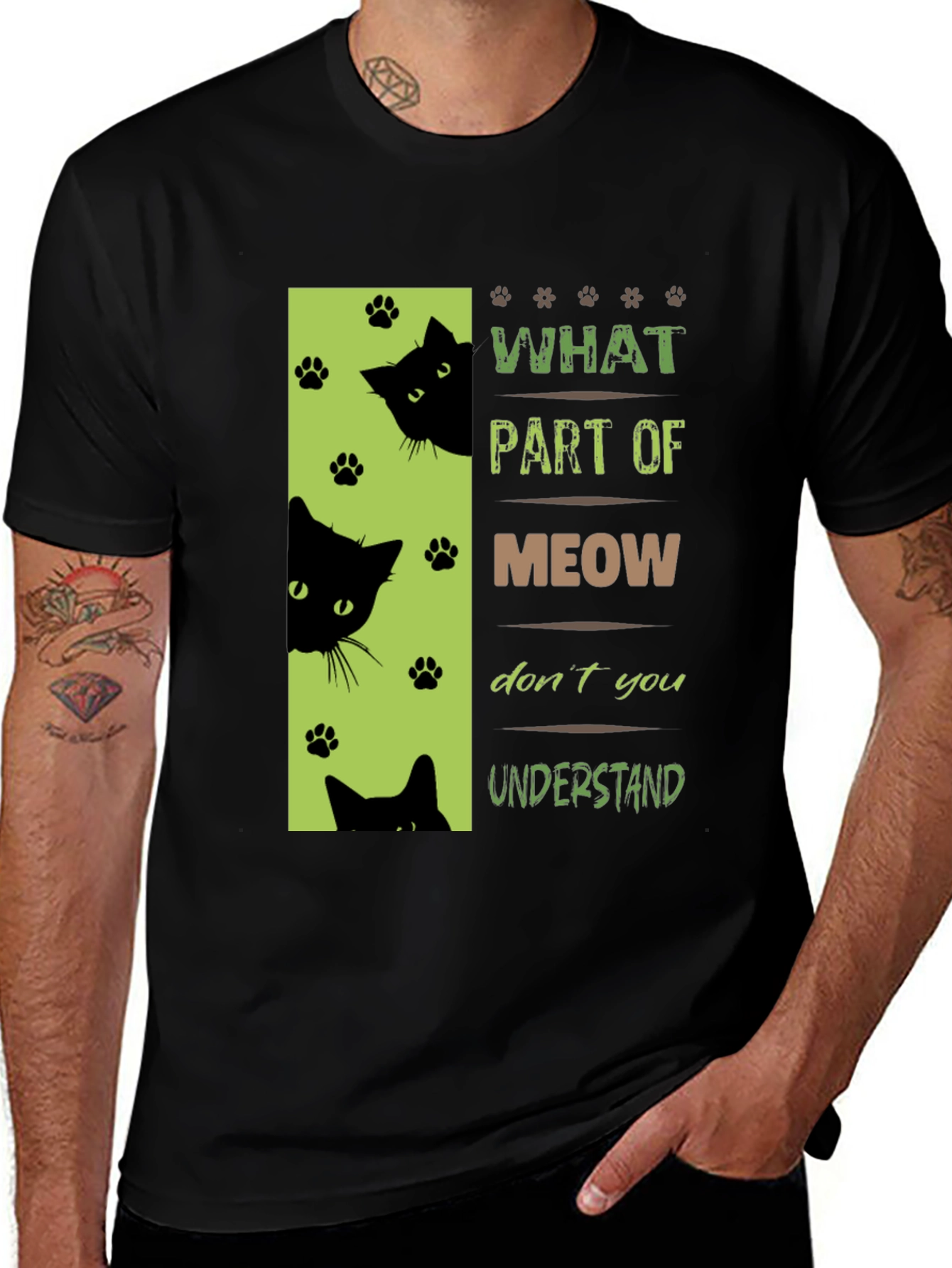 Variant 23 of What Part of Meow Funny Cat T-Shirt