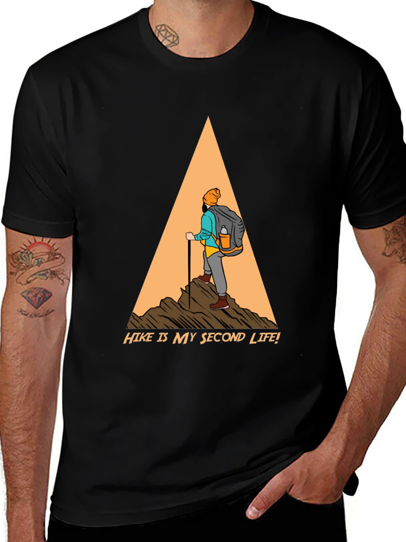 Variant 17 of Hike Is My Second Life T-Shirt