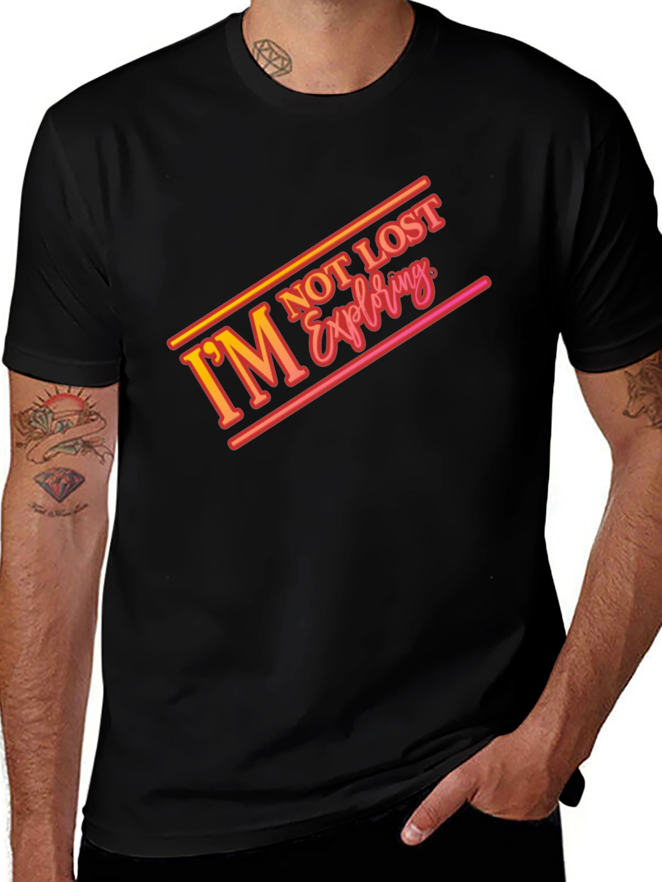 Variant 23 of I'm Not Lost Exploring Graphic T-Shirt