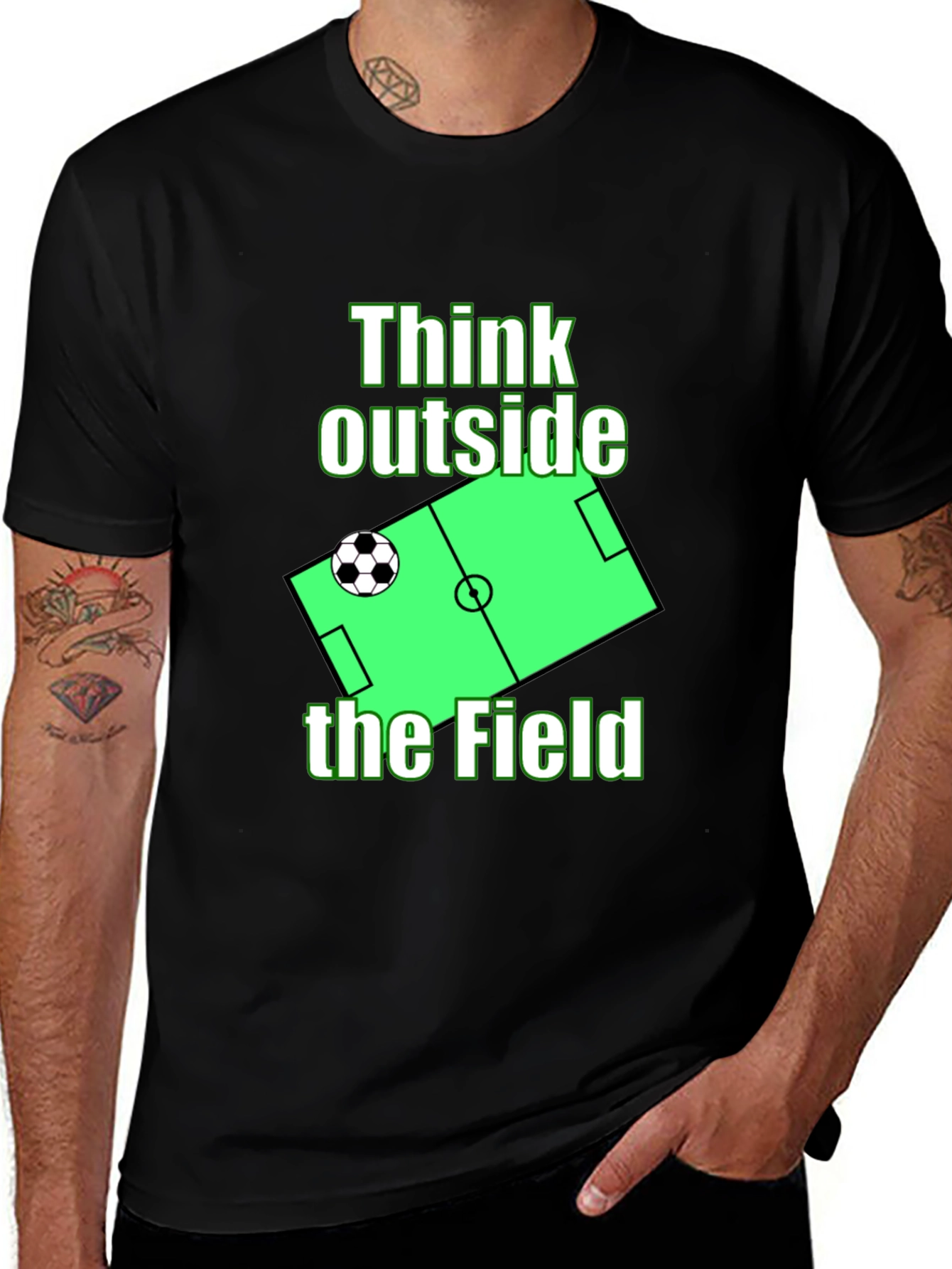 Variant 18 of Think Outside the Field T-Shirt
