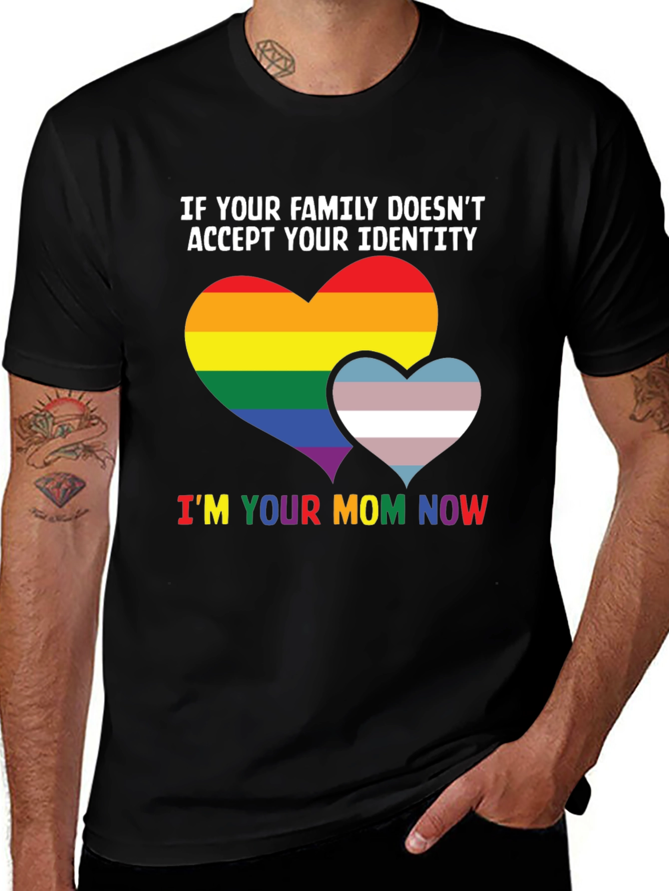 LGBTQ+ Pride 'I'm Your Mom Now' Graphic Tee