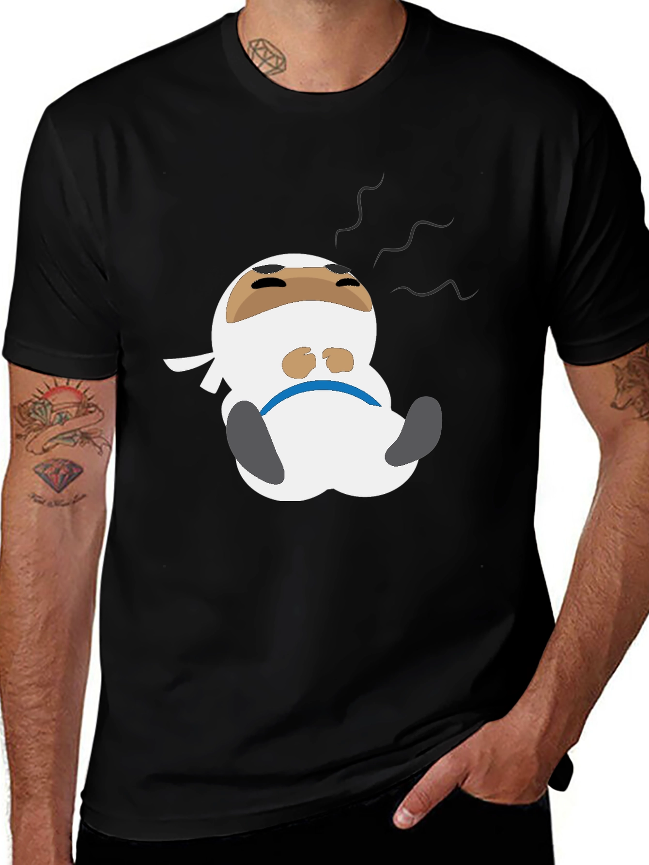 Variant 27 of Ninja Nap T-Shirt - Relaxed Kawaii Style