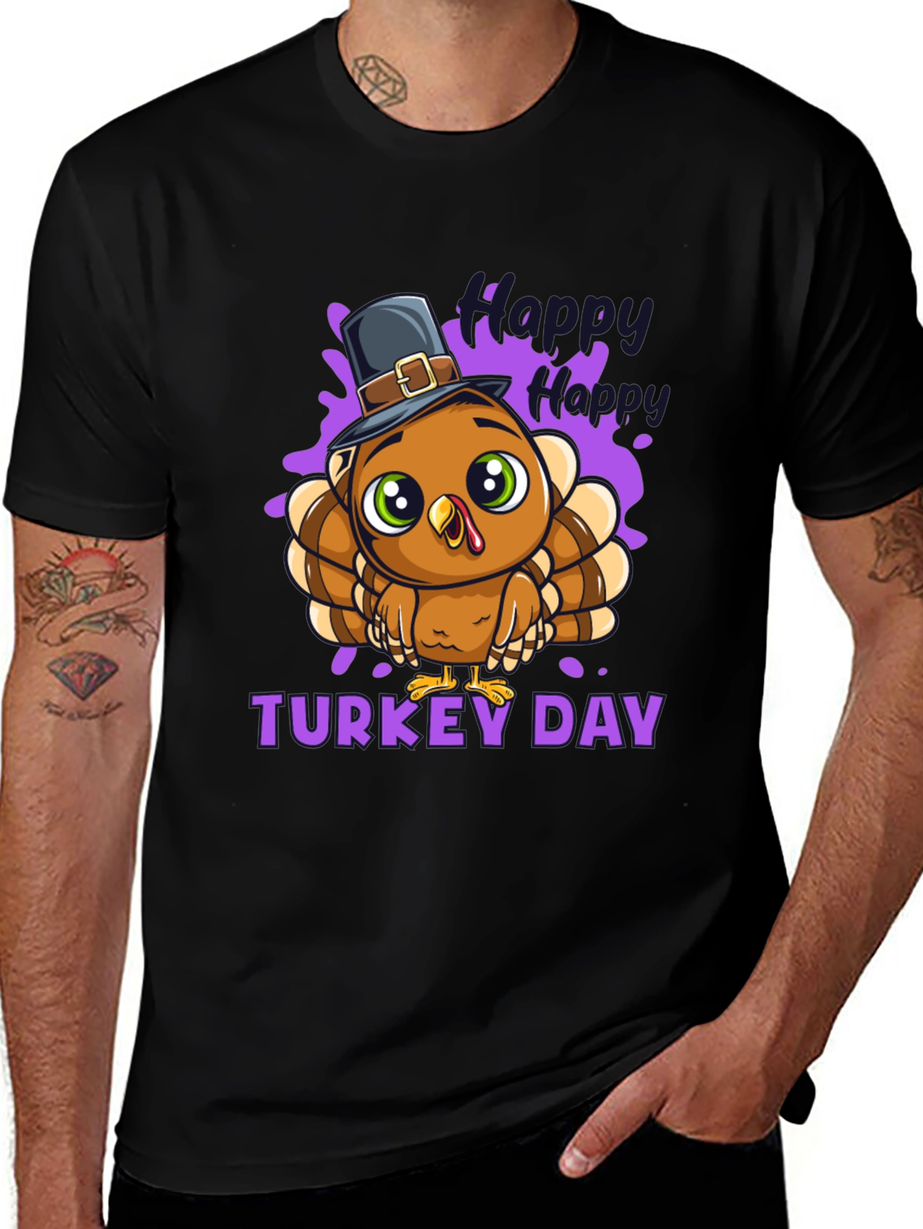 Happy Turkey Day Thanksgiving T-Shirt