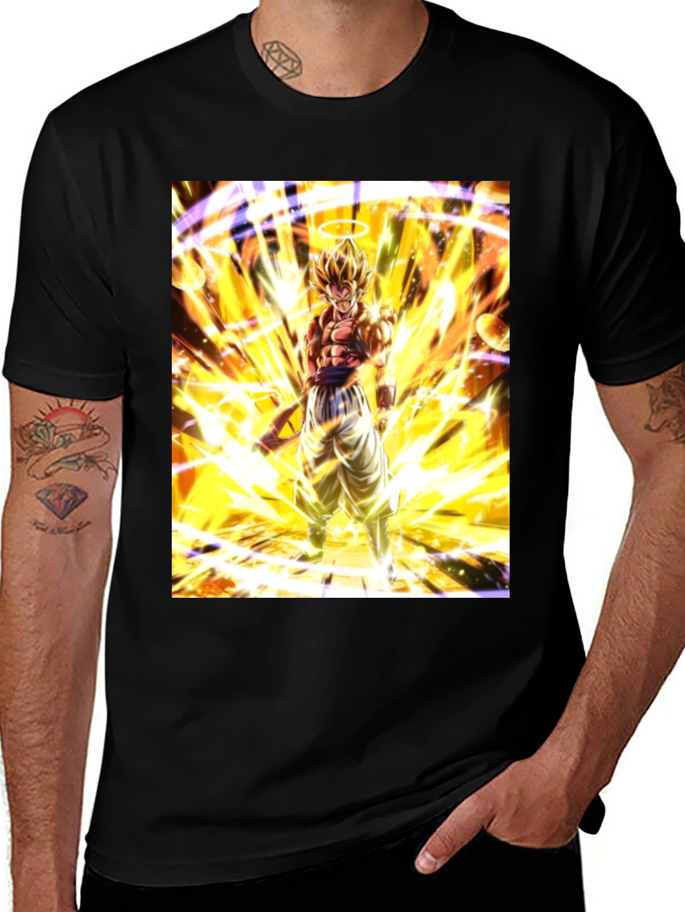 Gogeta Super Saiyan God Black T-Shirt