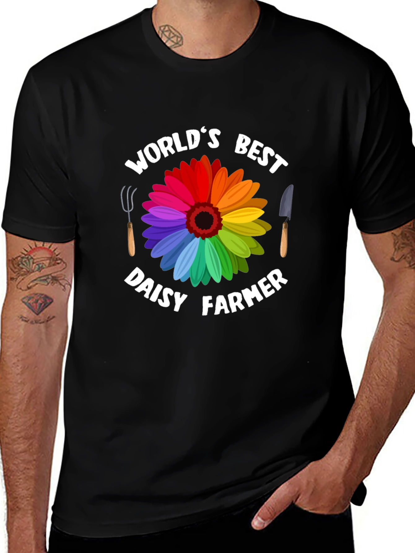 Variant 8 of World's Best Daisy Farmer Graphic Tee