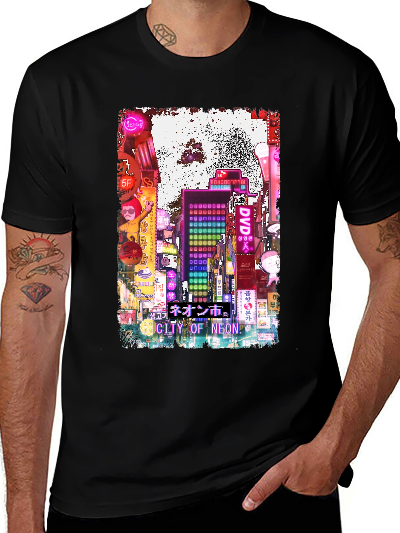 Neon City T-Shirt - Urban Style Tee