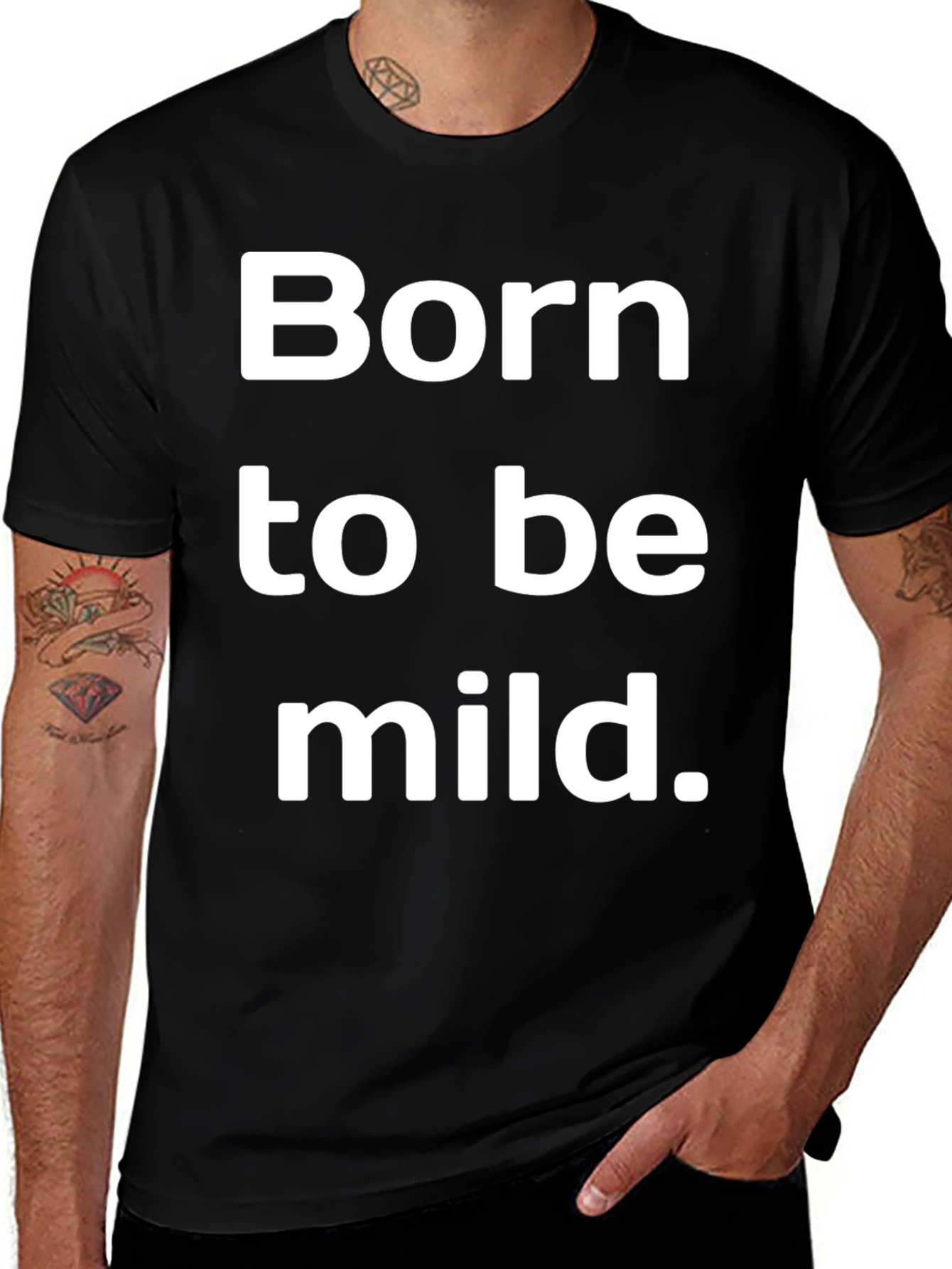 Variant 22 of Born to be Mild Graphic Tee - Soft Cotton Blend