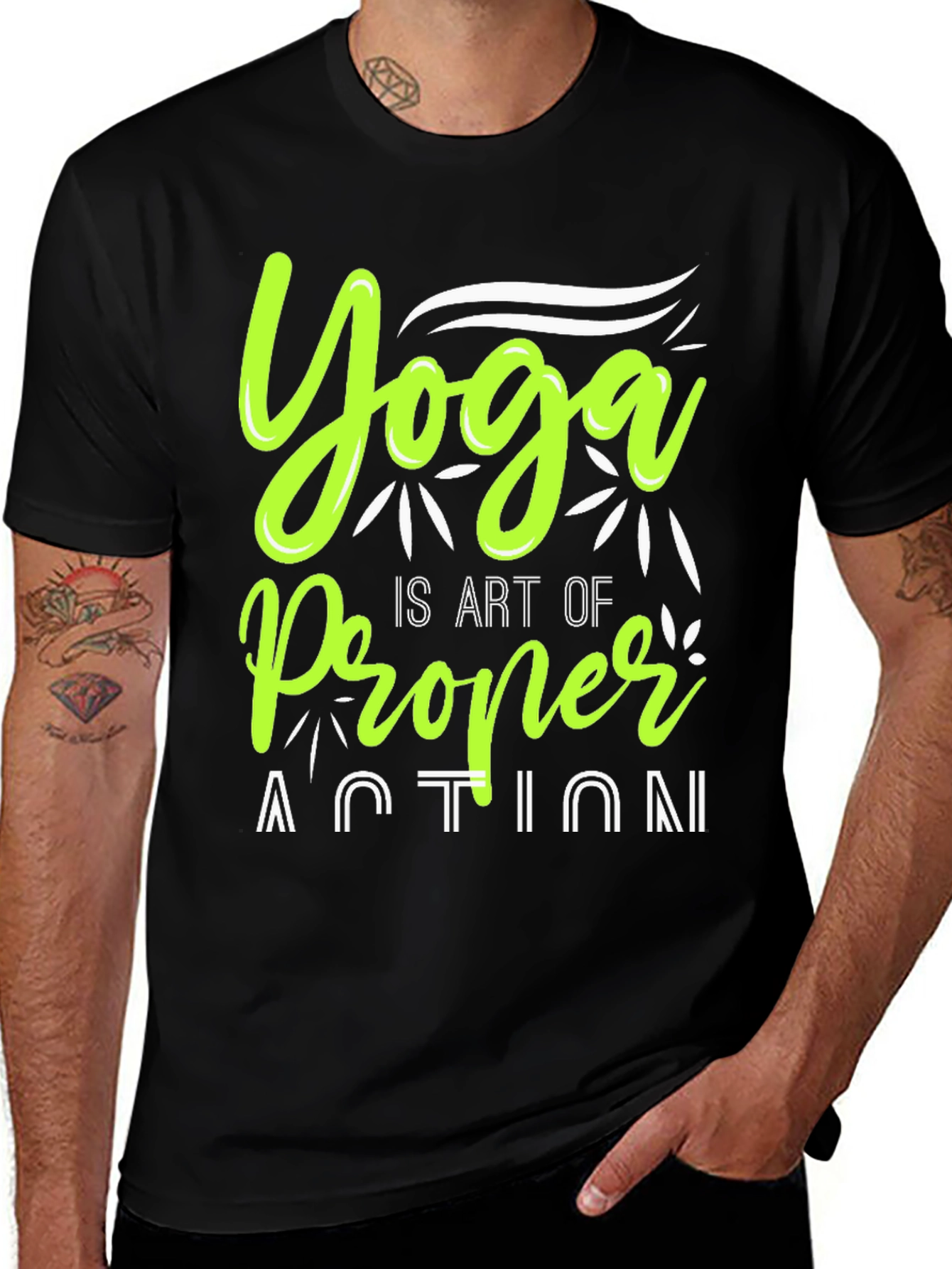 Variant 22 of Yoga is Art of Proper Action T-Shirt