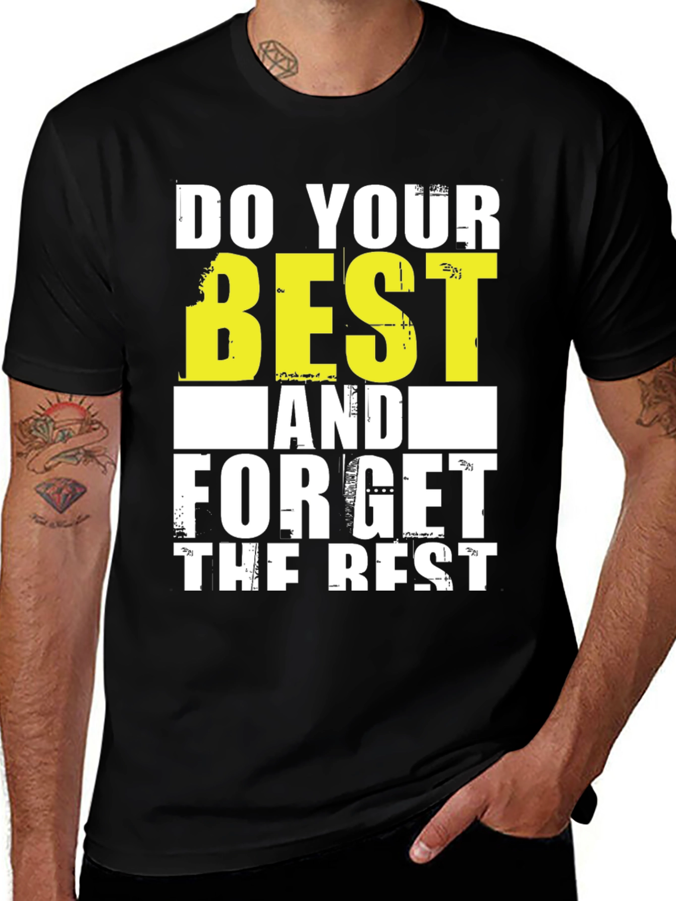 Variant 23 of Motivational Graphic T-Shirt - Do Your Best