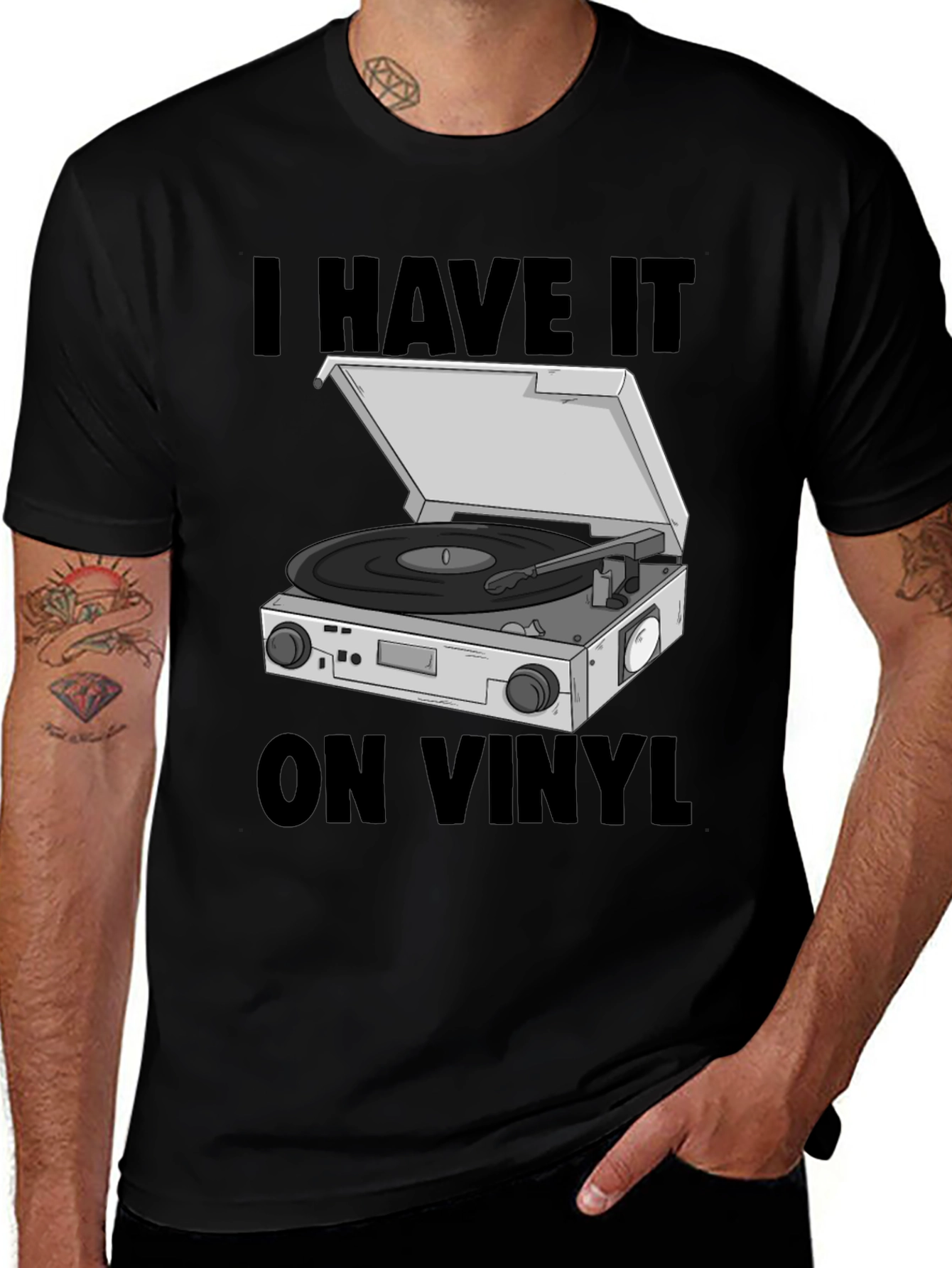 Variant 10 of I Have it On Vinyl Graphic T-Shirt