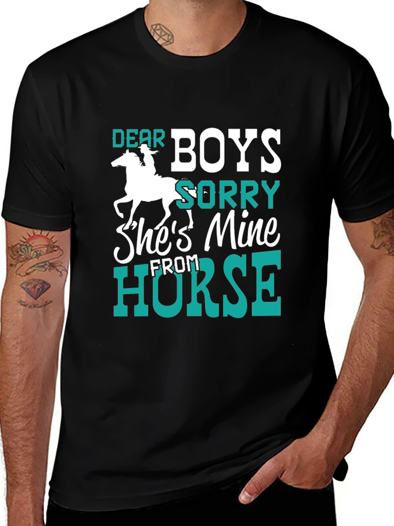 Variant 21 of Dear Boys Horse Lover T-Shirt
