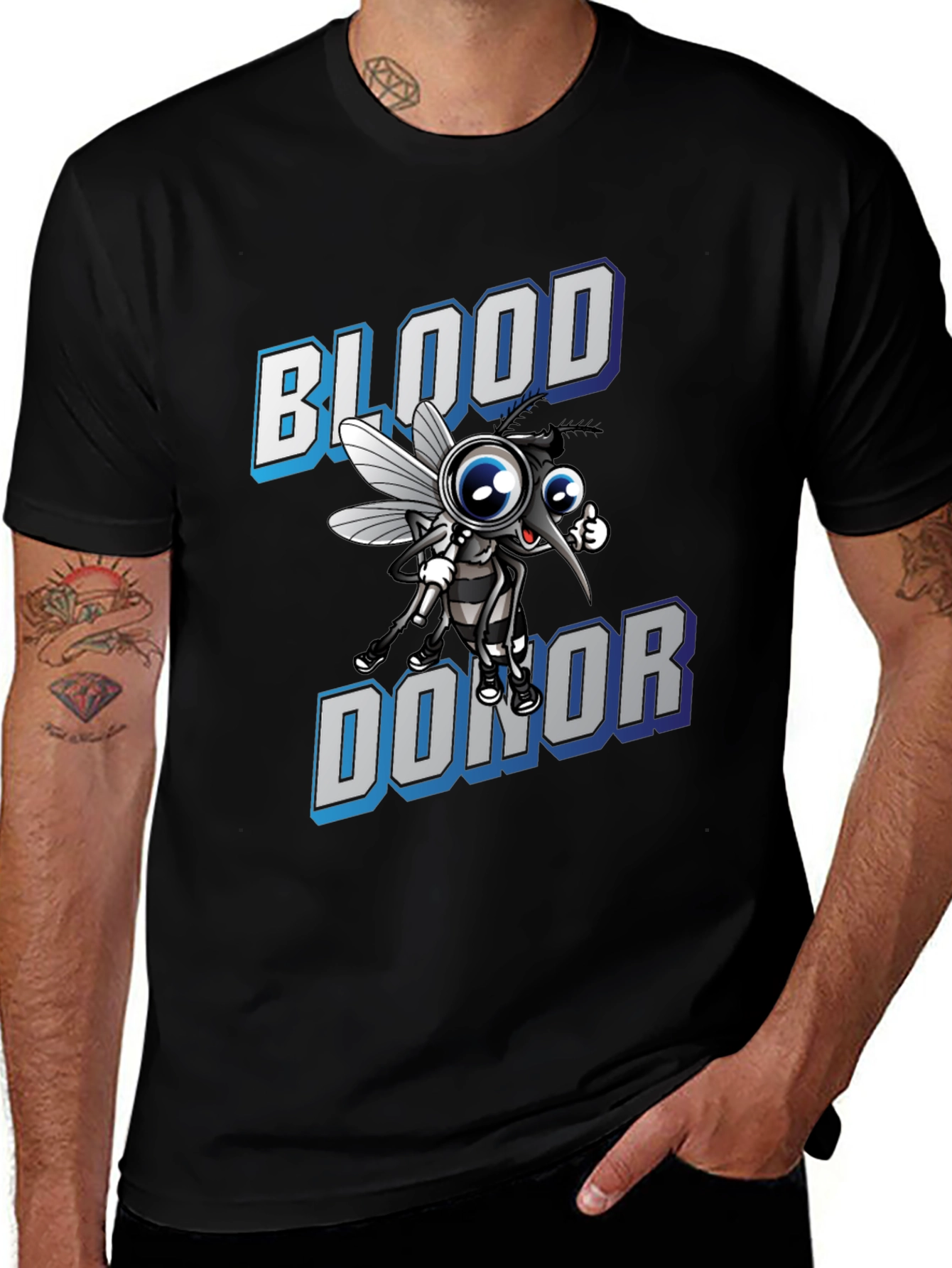 Variant 5 of Blood Donor Mosquito Graphic T-Shirt
