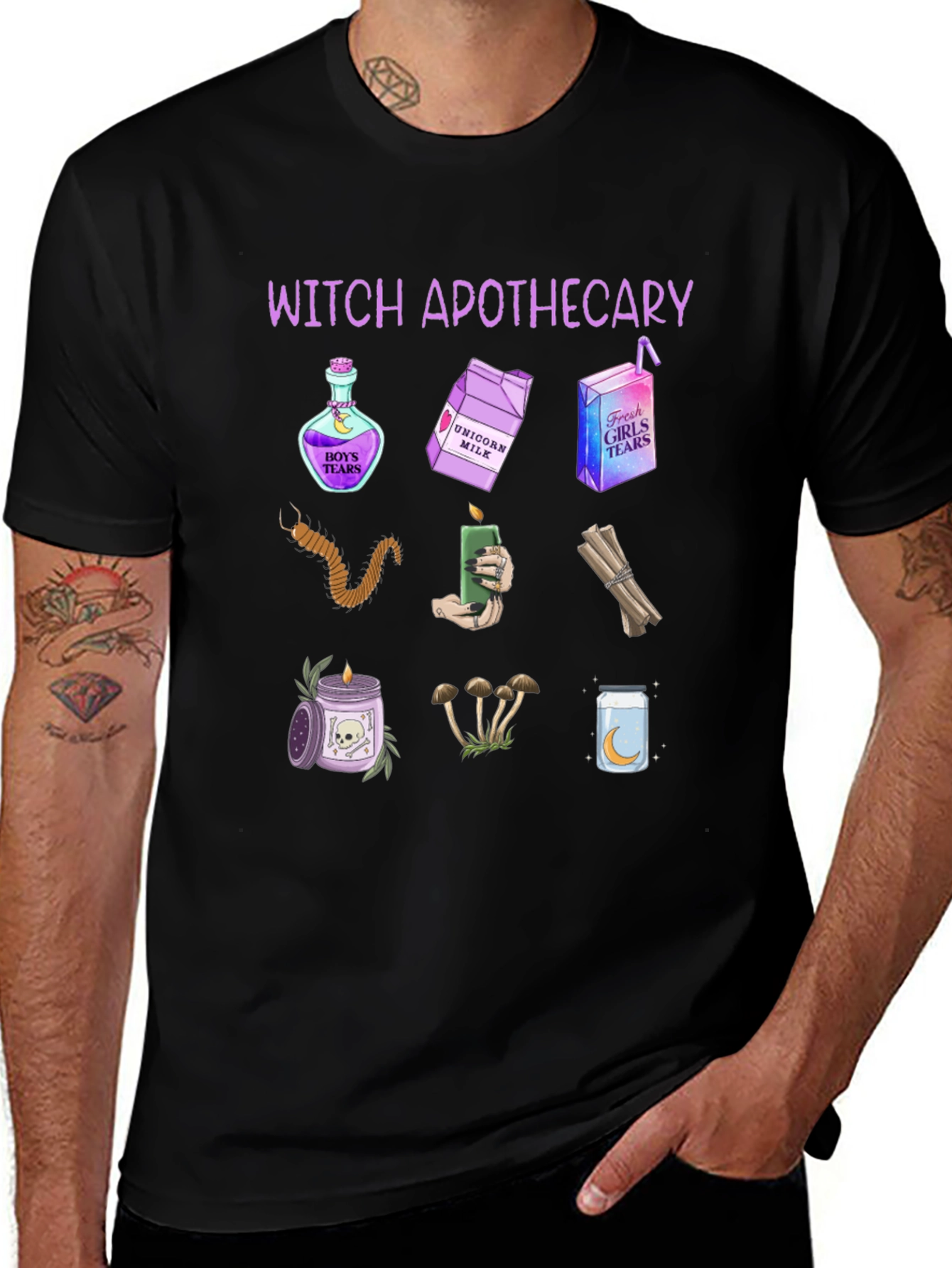 Variant 7 of Witch Apothecary Graphic T-Shirt