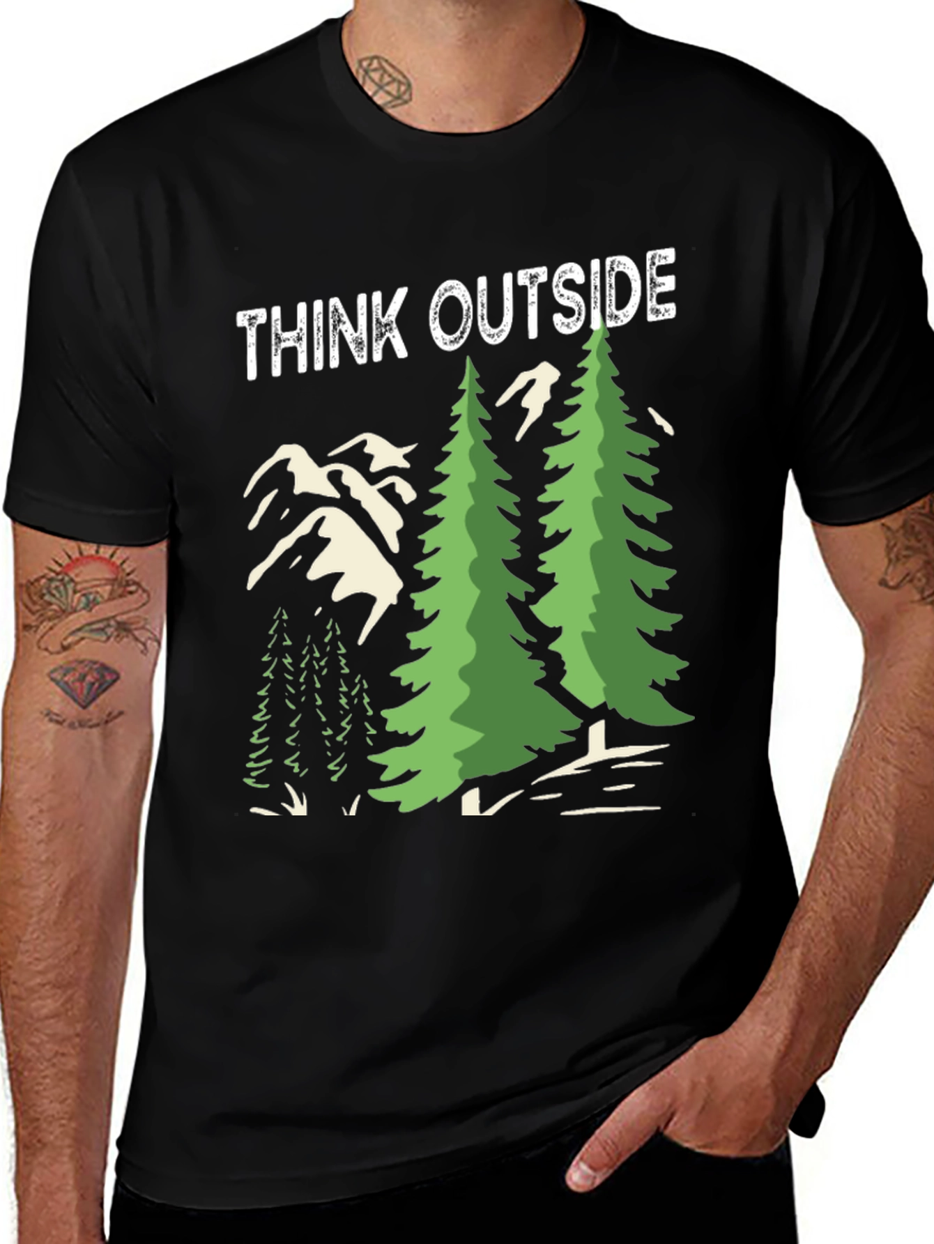 Variant 11 of Think Outside T-Shirt: Nature Adventure Tee