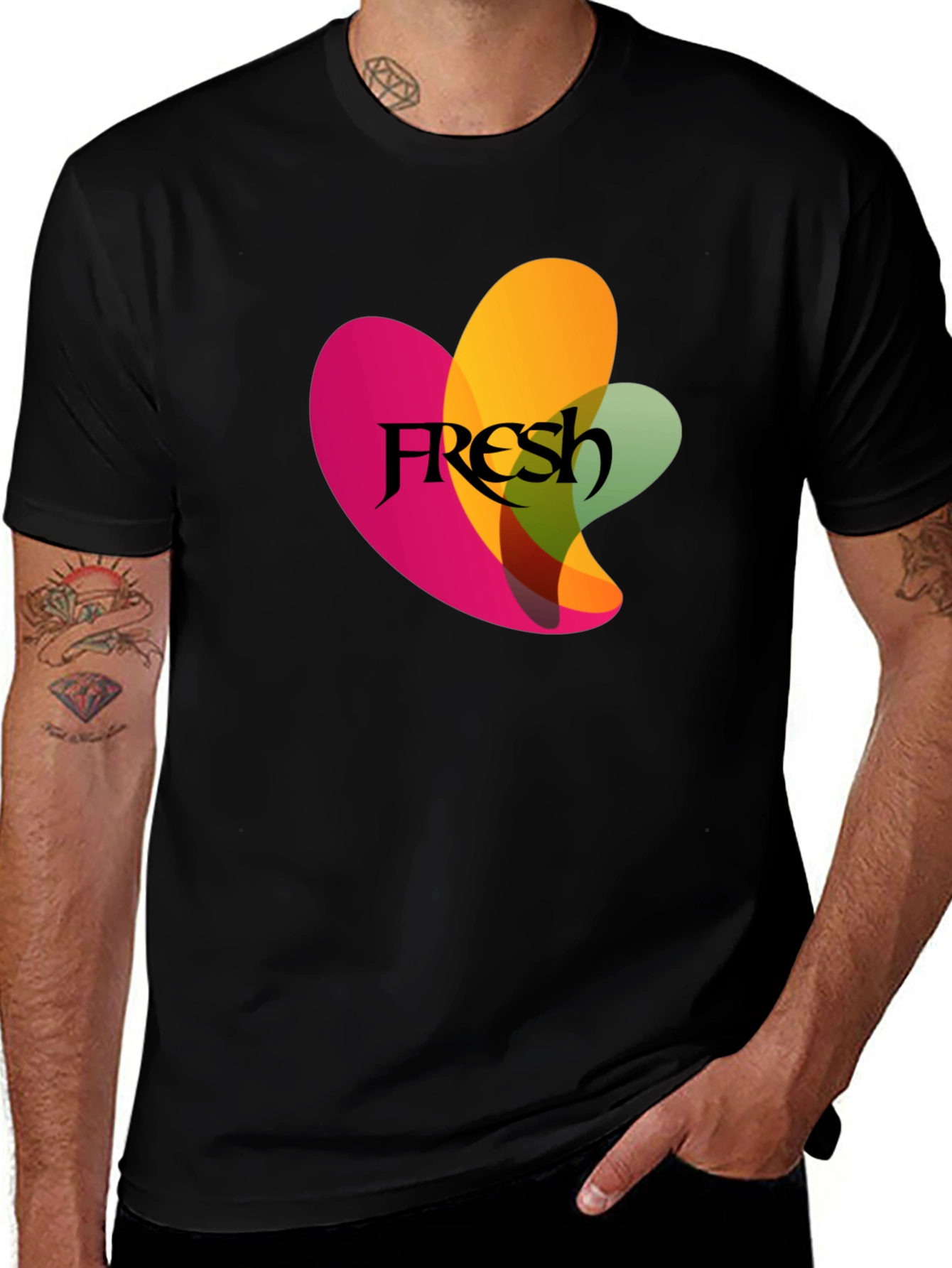 Fresh Graphic Black T-Shirt