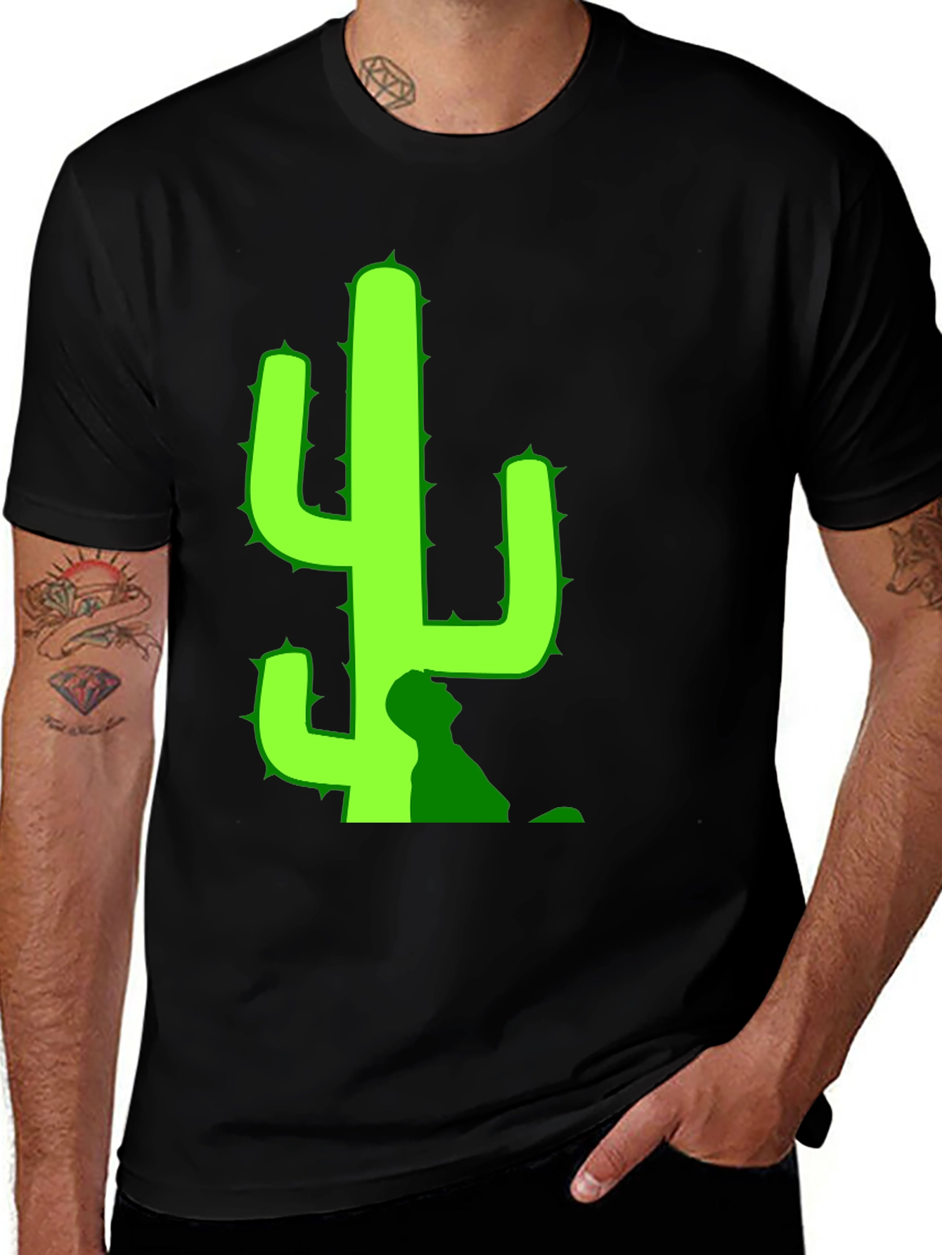 Variant 25 of Cactus Graphic Tee - Cool Desert Style