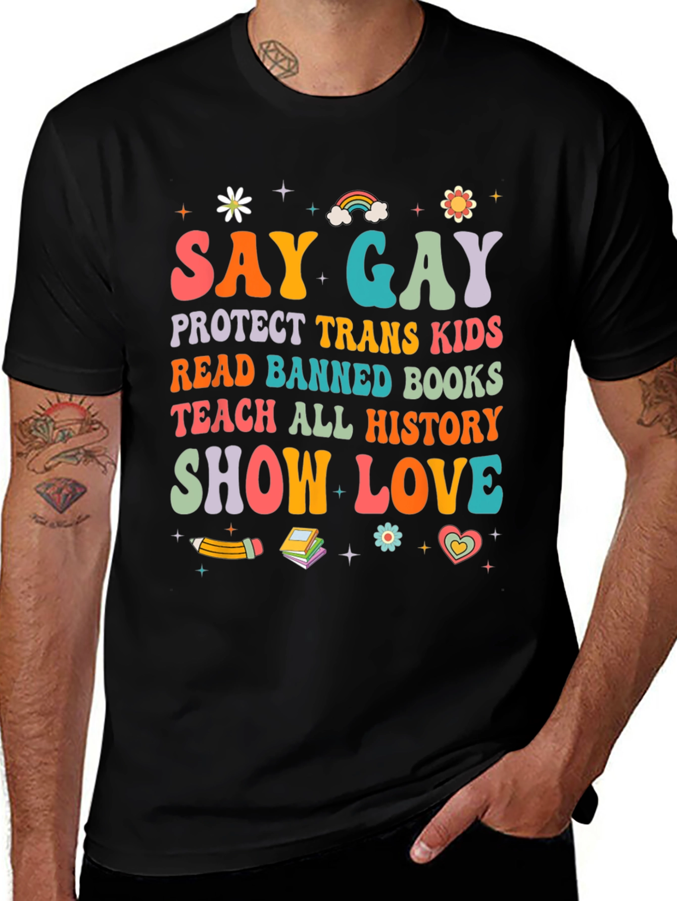 Say Gay T-Shirt - Protect Trans Kids Read Banned Books